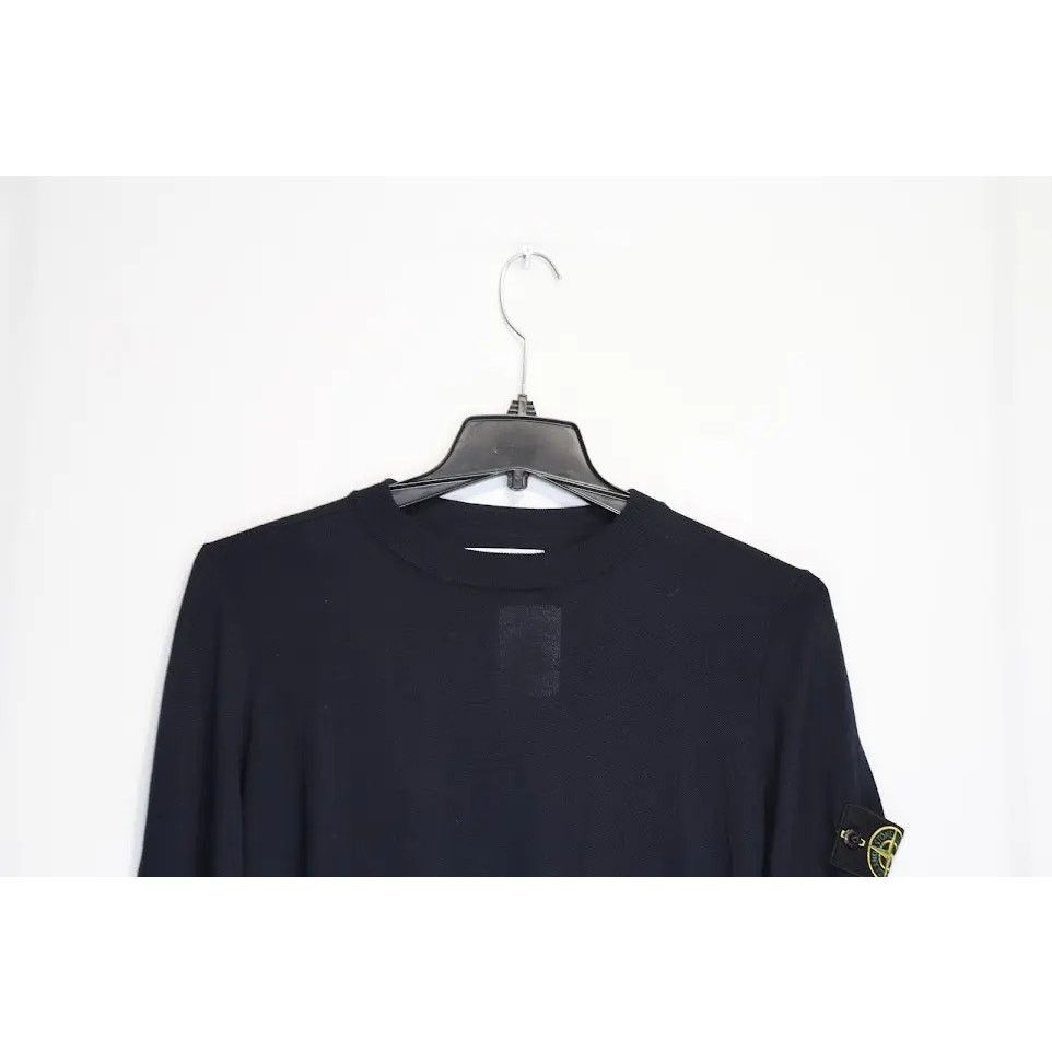 Stone Island o1rshd1 Classic Crewneck Logo Shirt / Sweater in Blue Size US S / EU 44-46 / 1 - 3 Thumbnail
