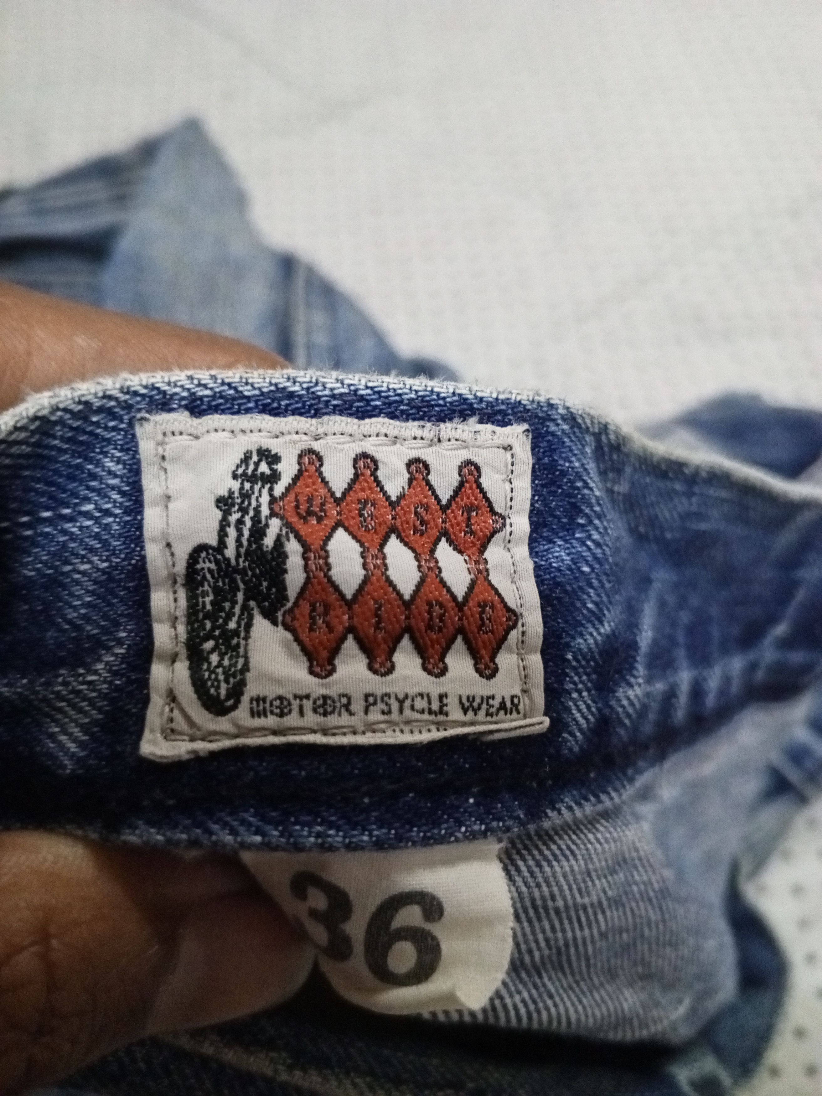 WEST RIDE WESTRIDE MOTOR PSYCLE WEAR VTG Size US 35 - 13 Thumbnail