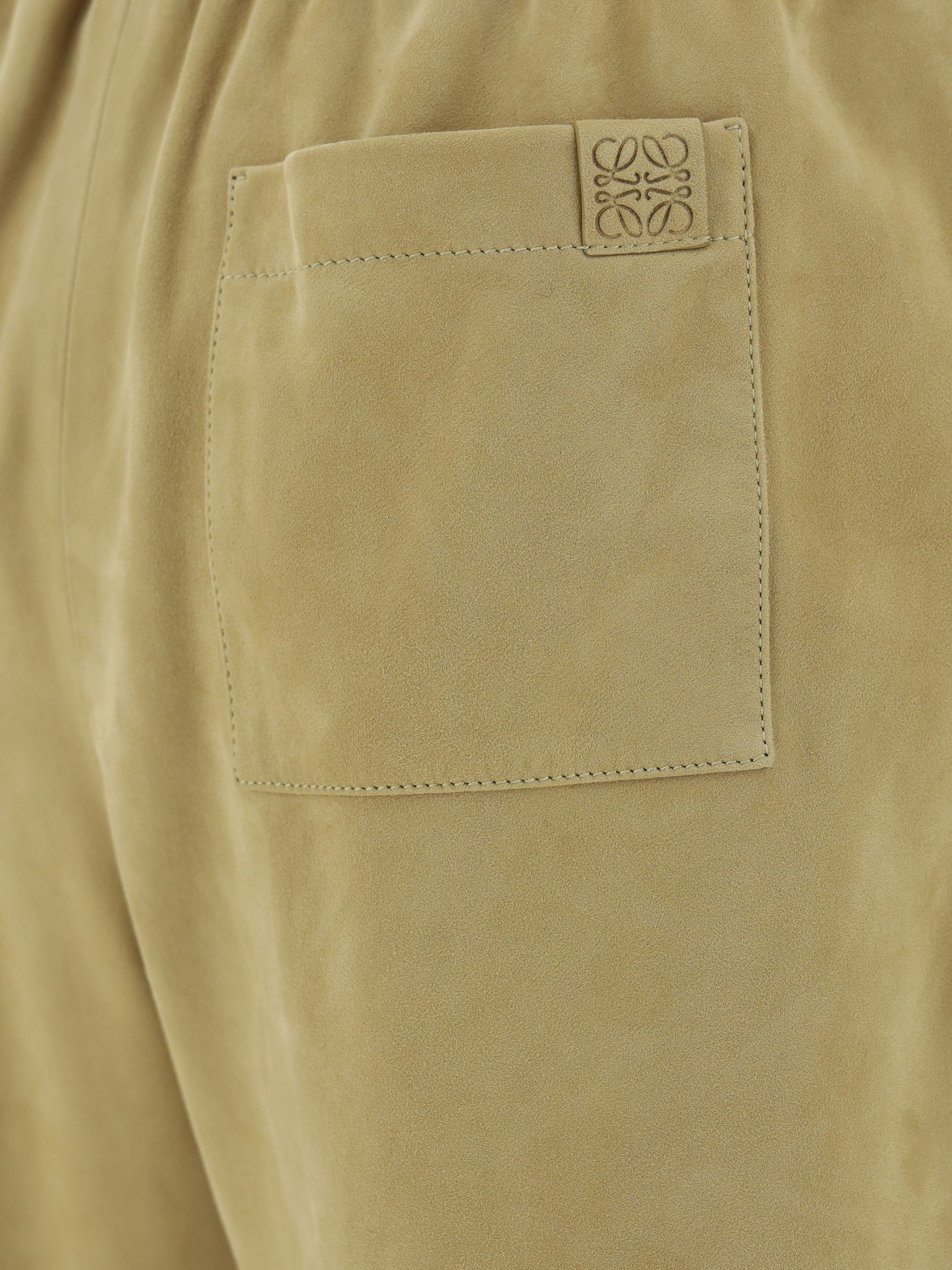 Loewe o1w1db10426 Shorts in Beige Size 26" / US 2 / IT 38 - 2 Thumbnail