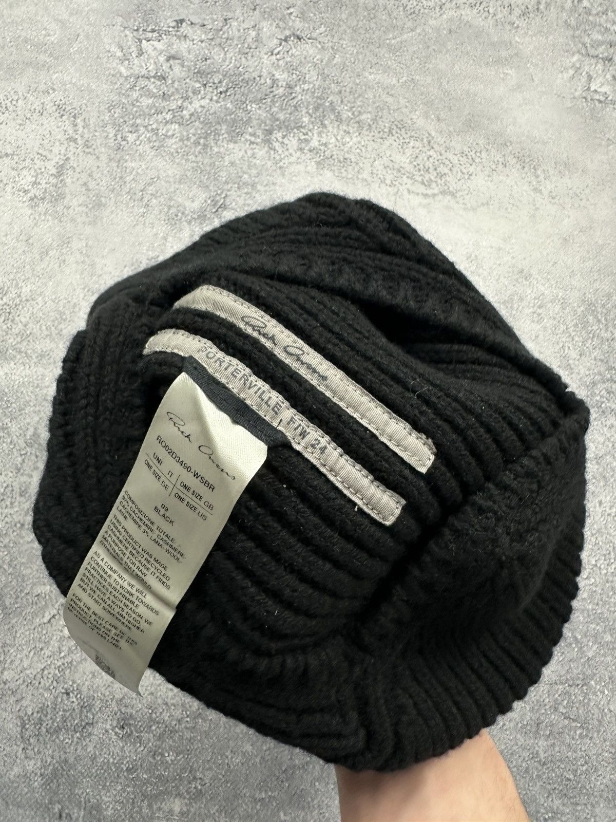 Rick Owens Rick Owens Porterville Runway Cashmere Balaclava Skull Mask Size ONE SIZE - 9 Thumbnail