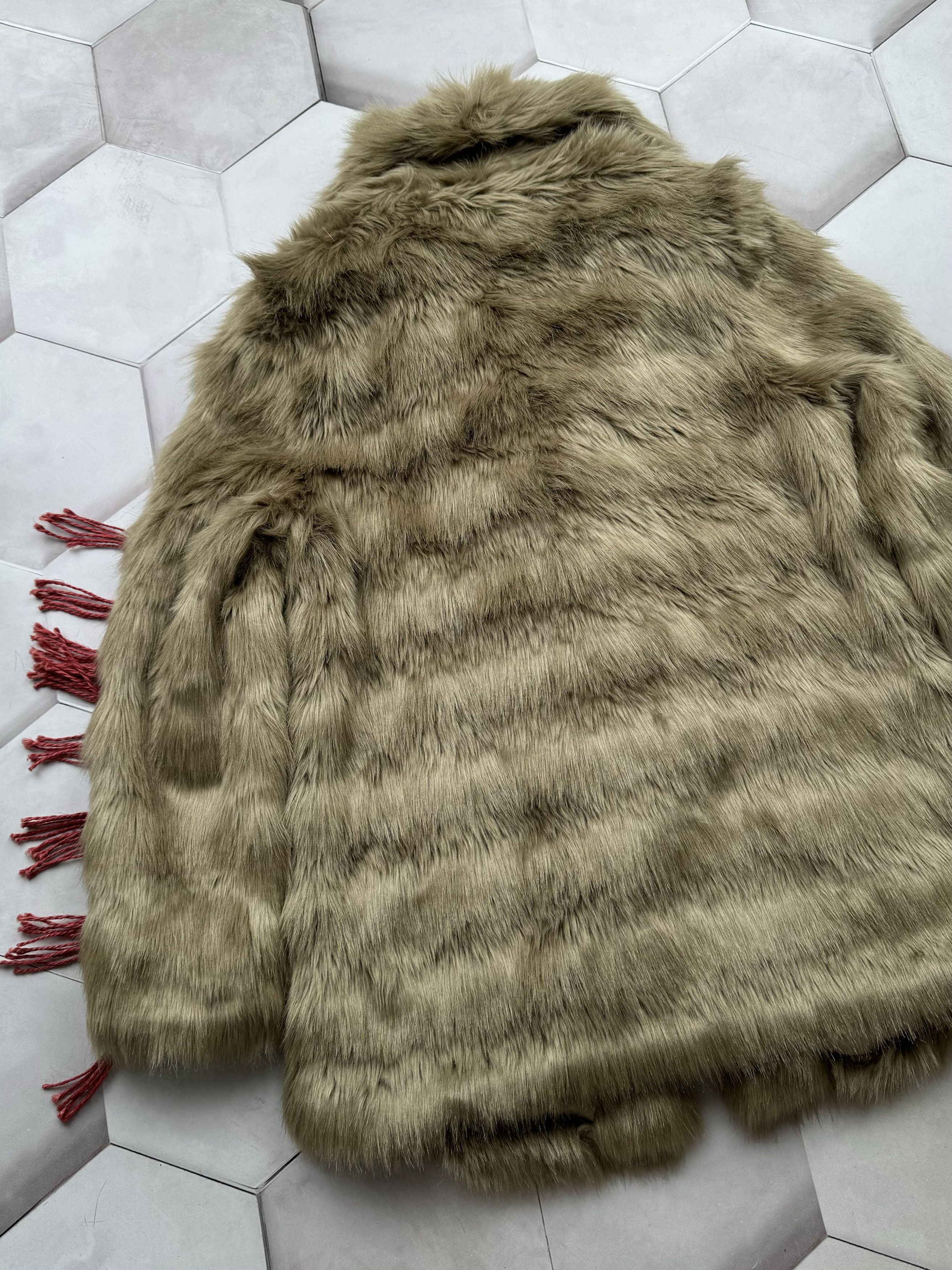 Japanese Brand Vintage Faux Fur Coat (E4) Size M / US 6-8 / IT 42-44 - 7 Thumbnail