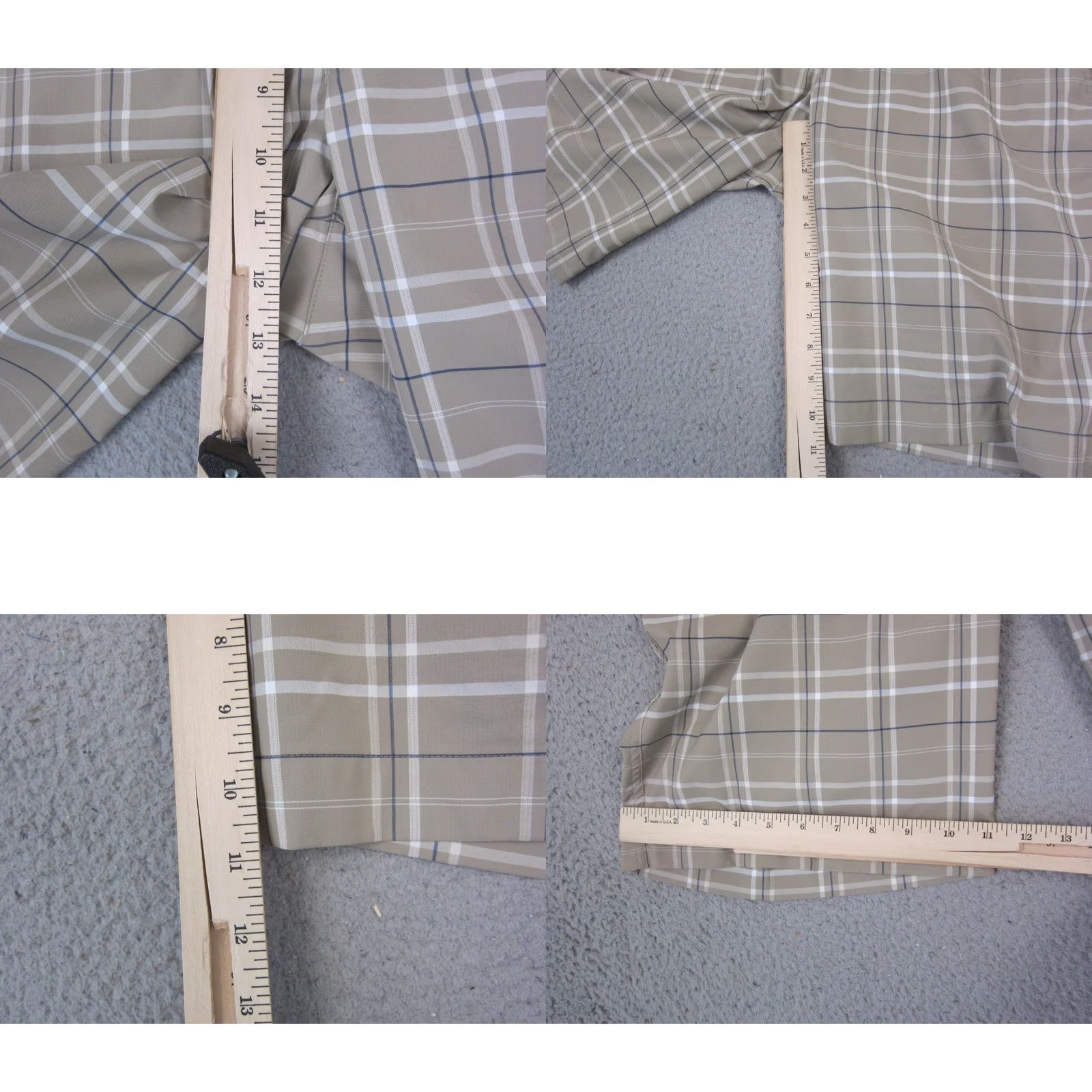 Nike Nike Golf Shorts Mens 32 Brown Plaid Check Dri-Fit Chino Pocket Zipper Button Casual Summer 90s Sports Classic Mens Size US 32 / EU 48 - 8 Thumbnail