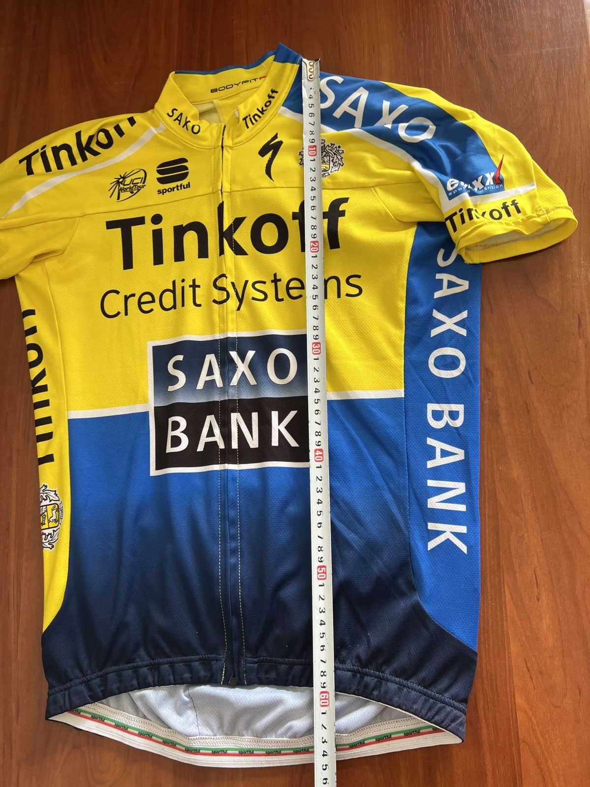 Other TINKOFF SAXO BANK TEAM UCI WORLD TOUR CYCLING JERSEY Size US L / EU 52-54 / 3 - 19 Thumbnail