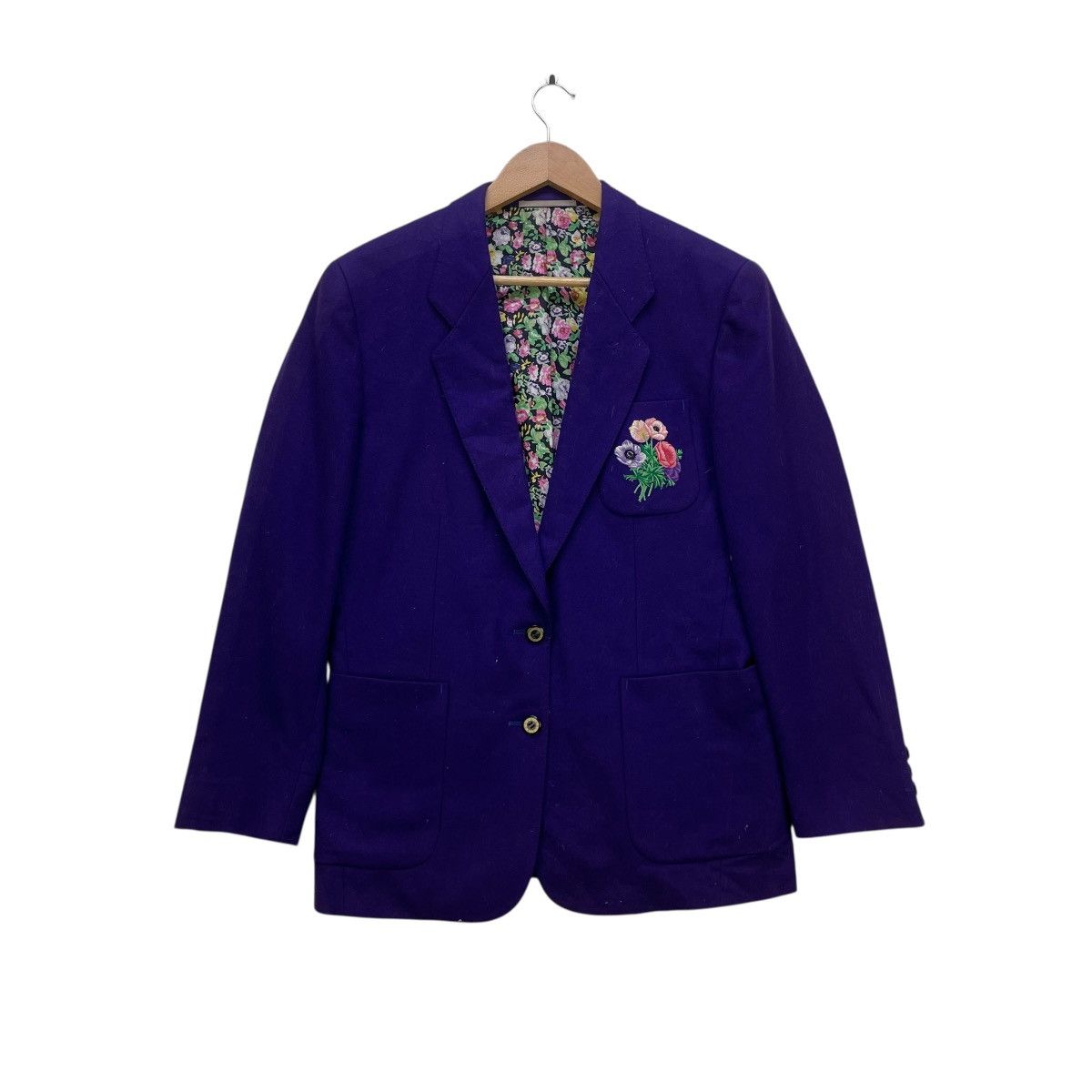 Kenzo 💥Vintage Kenzo Golf Floral Lining Jacket Size M / US 6-8 / IT 42-44 - 1 Thumbnail