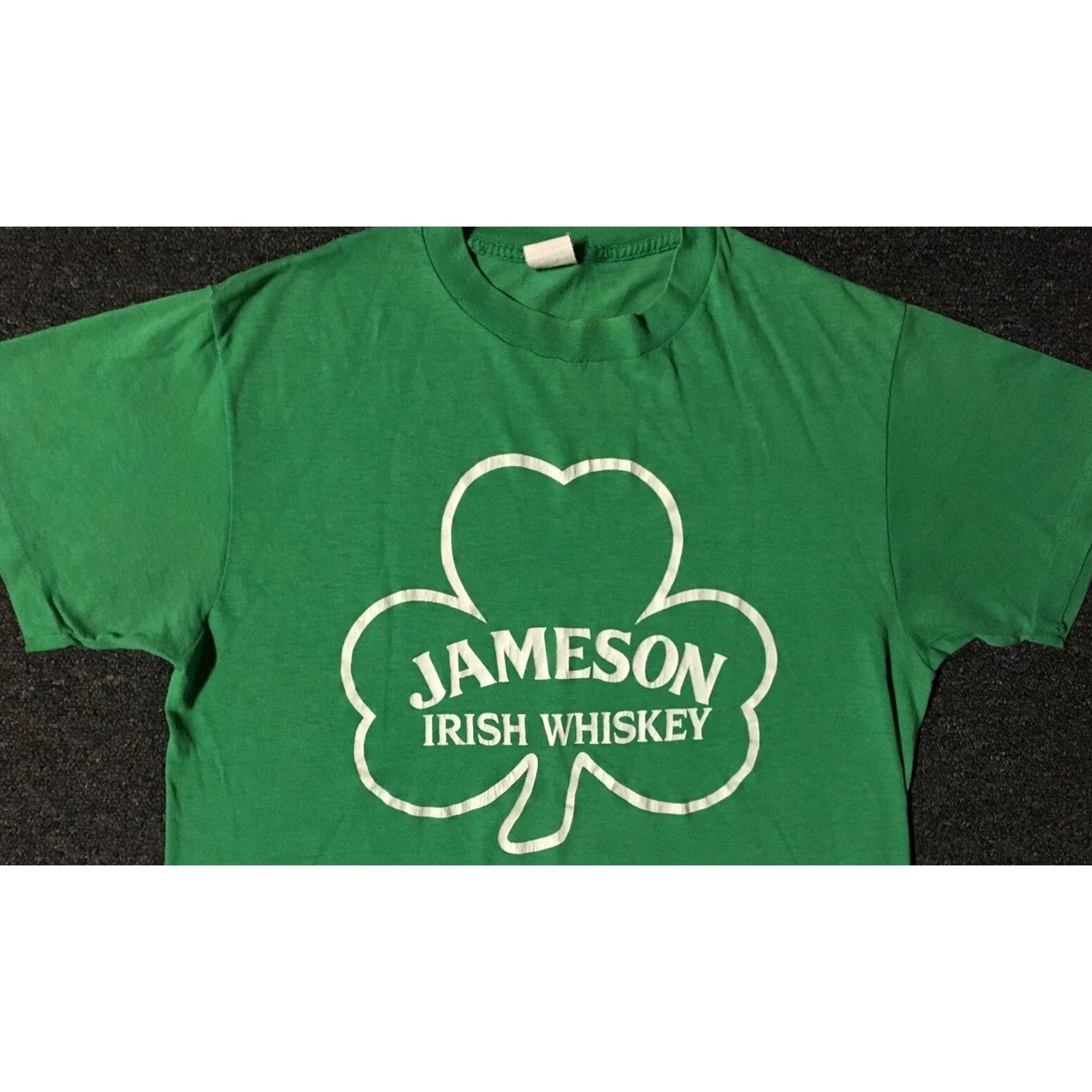 Vintage VINTAGE Jameson Irish Whiskey Faded Shirt M USA Bar Beer Biker Grunge Punk Shirt Mens Green 70s 80s 90s Distressed USA Rock Retro Size US M / EU 48-50 / 2 - 5 Thumbnail
