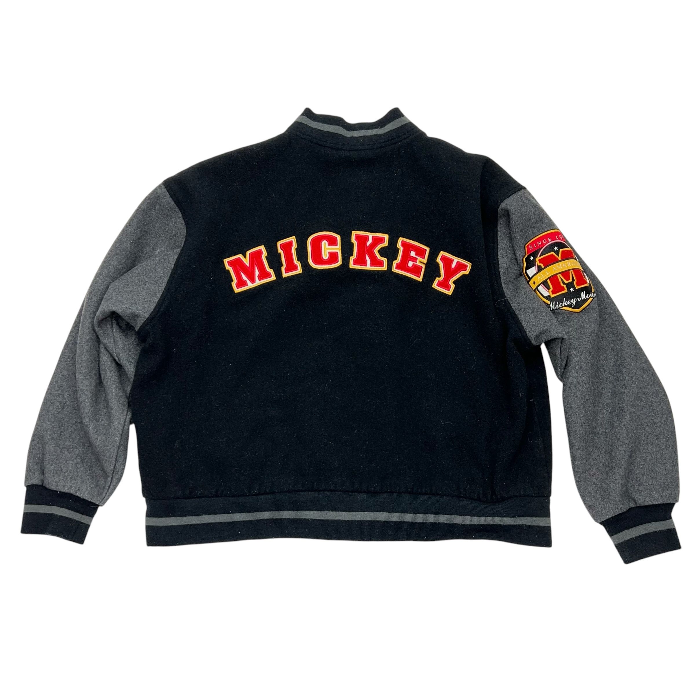 Disney × Mickey Mouse × Vintage Vintage Mickey Mouse Varsity Jacket Size US XL / EU 56 / 4 - 2 Thumbnail