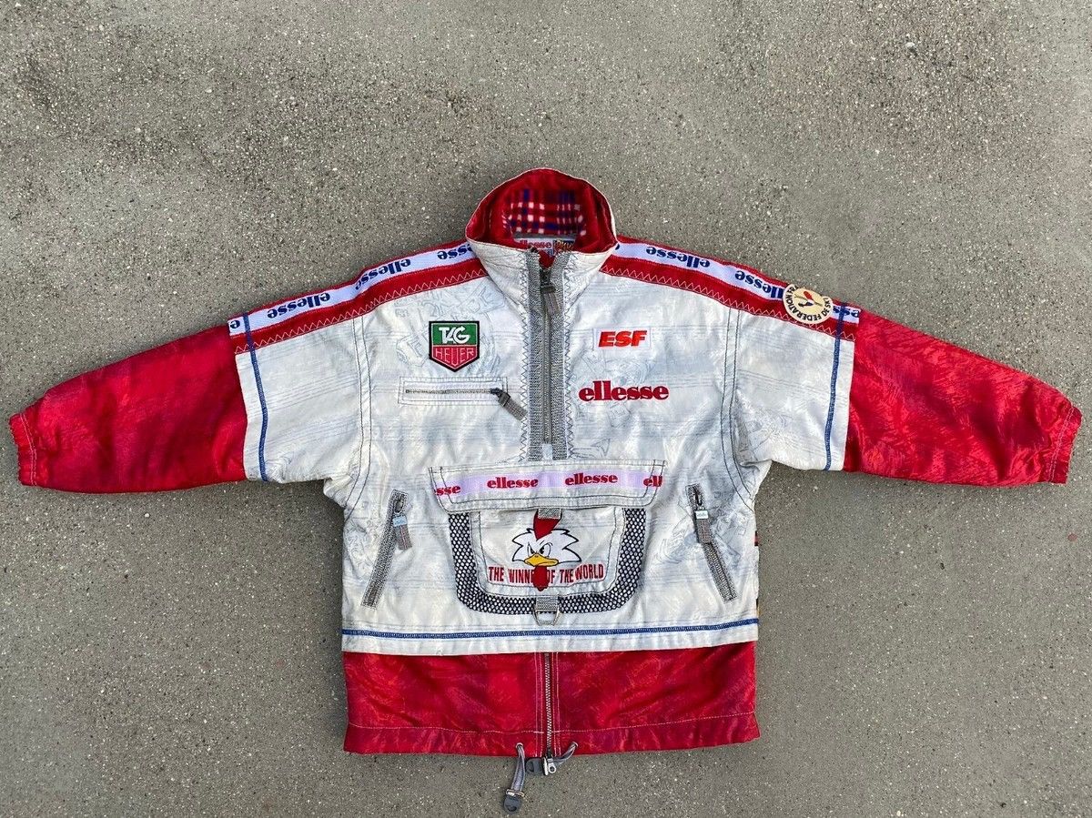 Ellesse Vintage 90s ELLESSE FRANCE ITALY Federation Francaise De ski Size US M / EU 48-50 / 2 - 1 Thumbnail