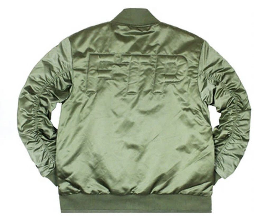 Fuck The Population FTP reversible bomber jacket Olive Size US L / EU 52-54 / 3 - 2 Thumbnail