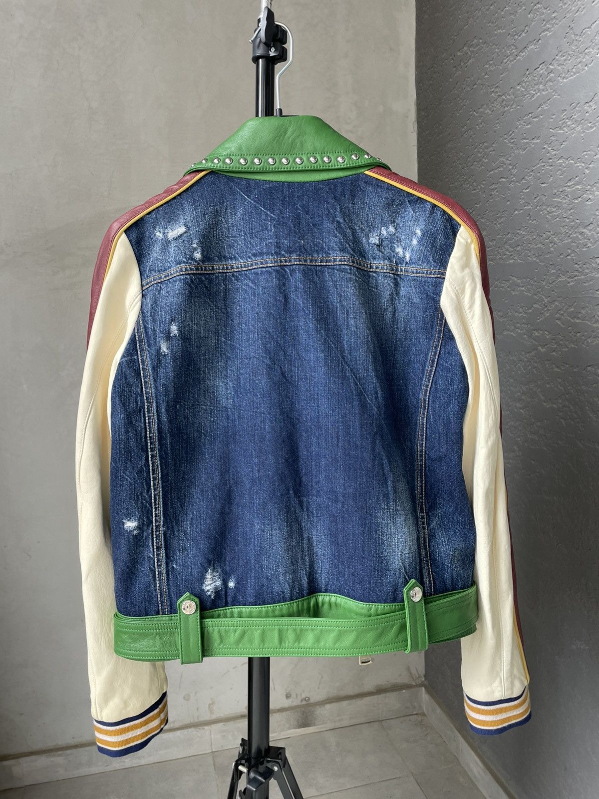 Dsquared2 Dsquared2 Biker Leather Jeans Jacket Size M / US 6-8 / IT 42-44 - 4 Thumbnail