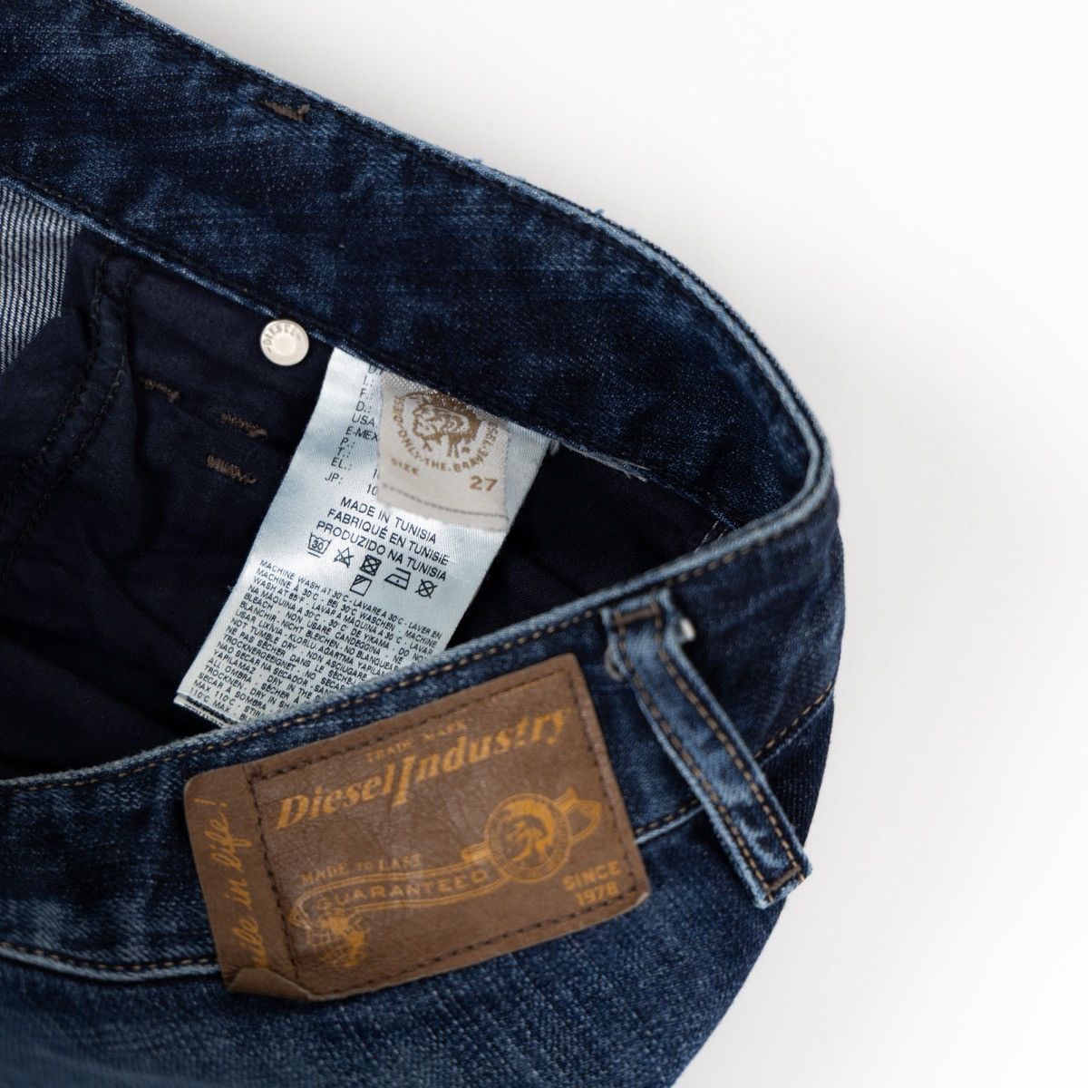 Diesel Diesel Fayza Women Dark Blue Jeans Relaxed Fit Tapered Denim Size 30" / US 8 / IT 44 - 6 Thumbnail