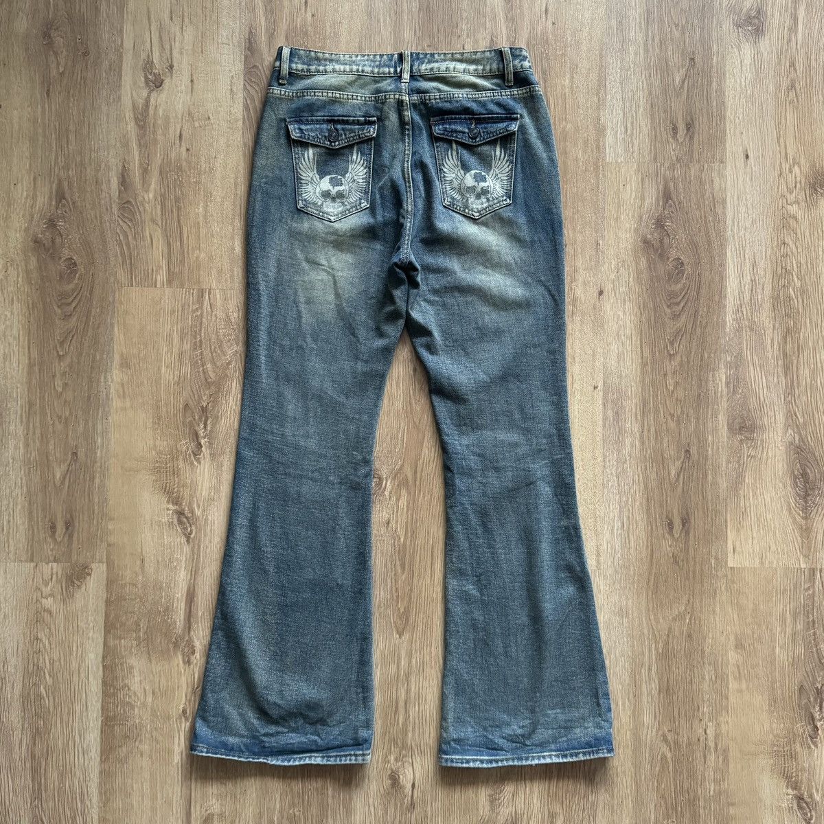Hysteric Glamour ROMWE Skullwings Superlared Rusty Stain Wash Size US 30 / EU 46 - 1 Thumbnail