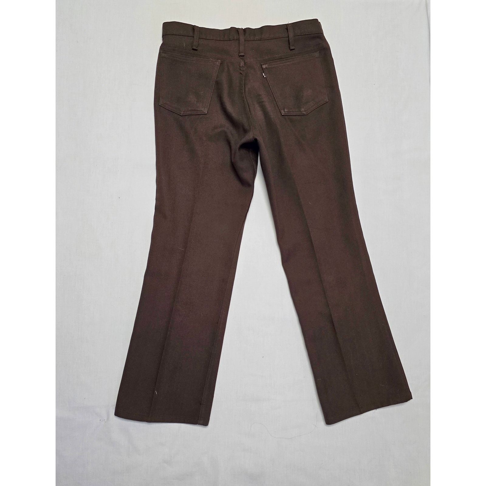 Levi's Vintage Levis Bootcut Pants Mens 34x29 Herringbone Western Size US 34 / EU 50 - 2 Thumbnail