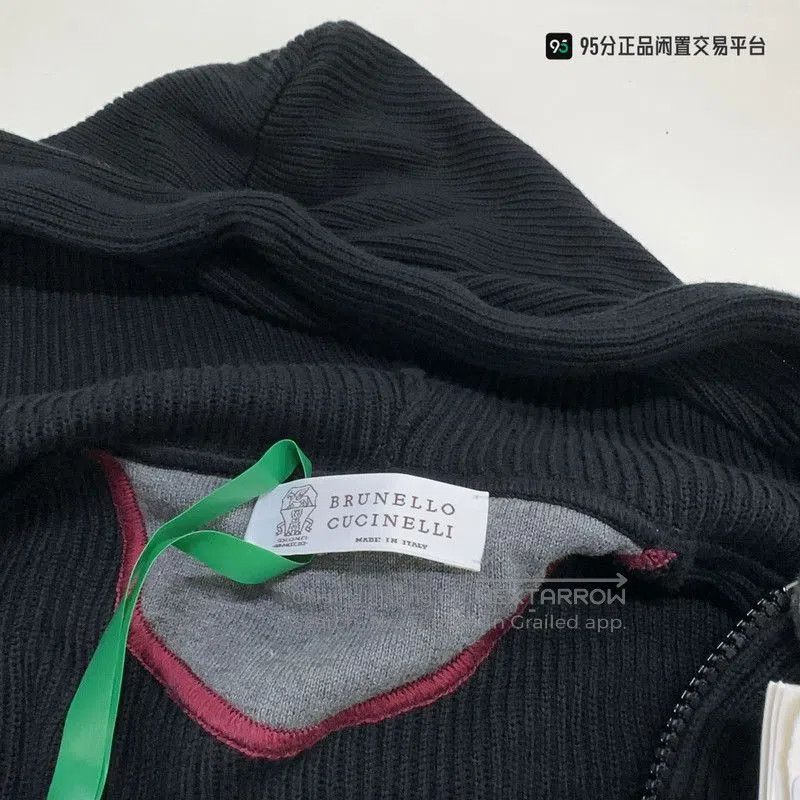 Brunello Cucinelli Brunello Cucinelli SS23 Embroidered Zip Hoodie. Size US XS / EU 42 / 0 - 1 Thumbnail
