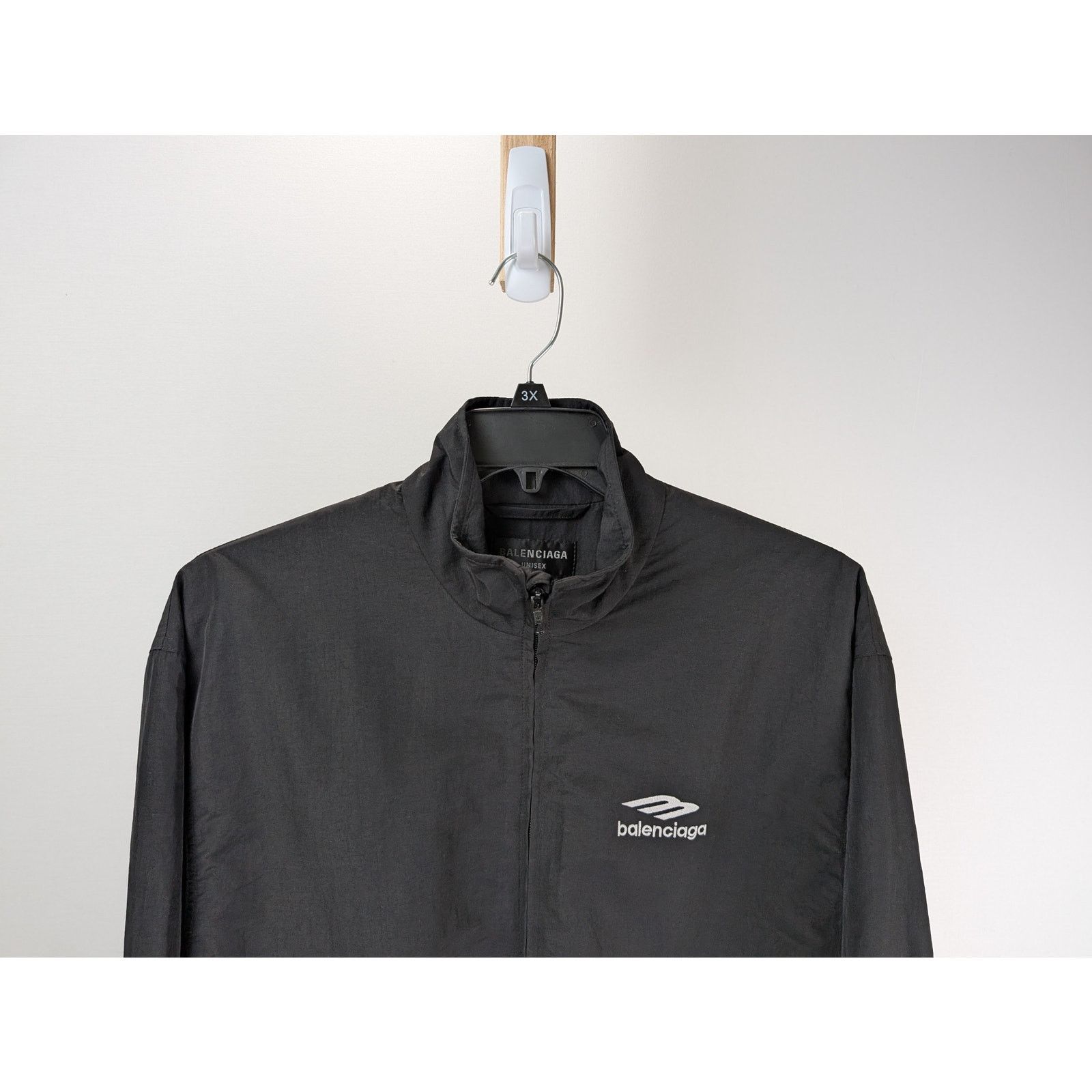 Balenciaga o1rshd1 Men's Overcoat small fit tracksuit jacket in Black Size US S / EU 44-46 / 1 - 2 Thumbnail