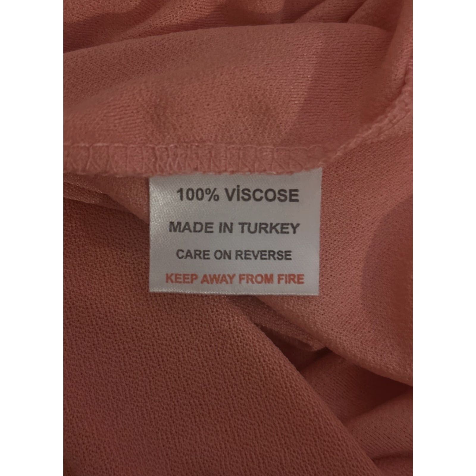 Vintage isle apparel Blouse Women S Orange V-Neck 3/4 Sleeve Pullover Casual Workwear" Size S / US 4 / IT 40 - 5 Thumbnail