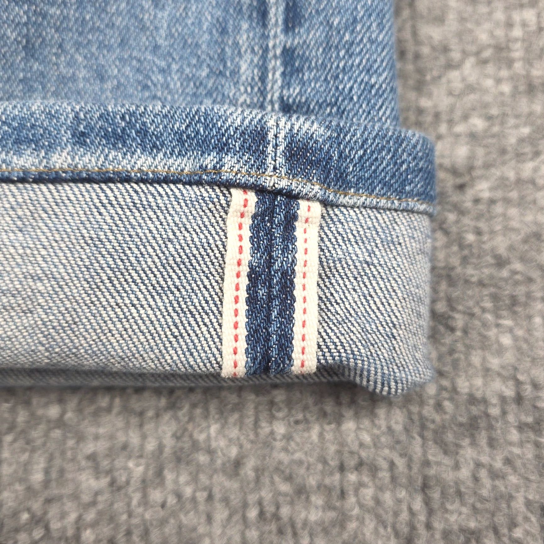 Uniqlo Uniqlo Jeans Men's 32x32 Blue Denim Slim-Straight Kaihara 5-Pocket Regular Rise Mid Vintage No Size US 32 / EU 48 - 4 Thumbnail