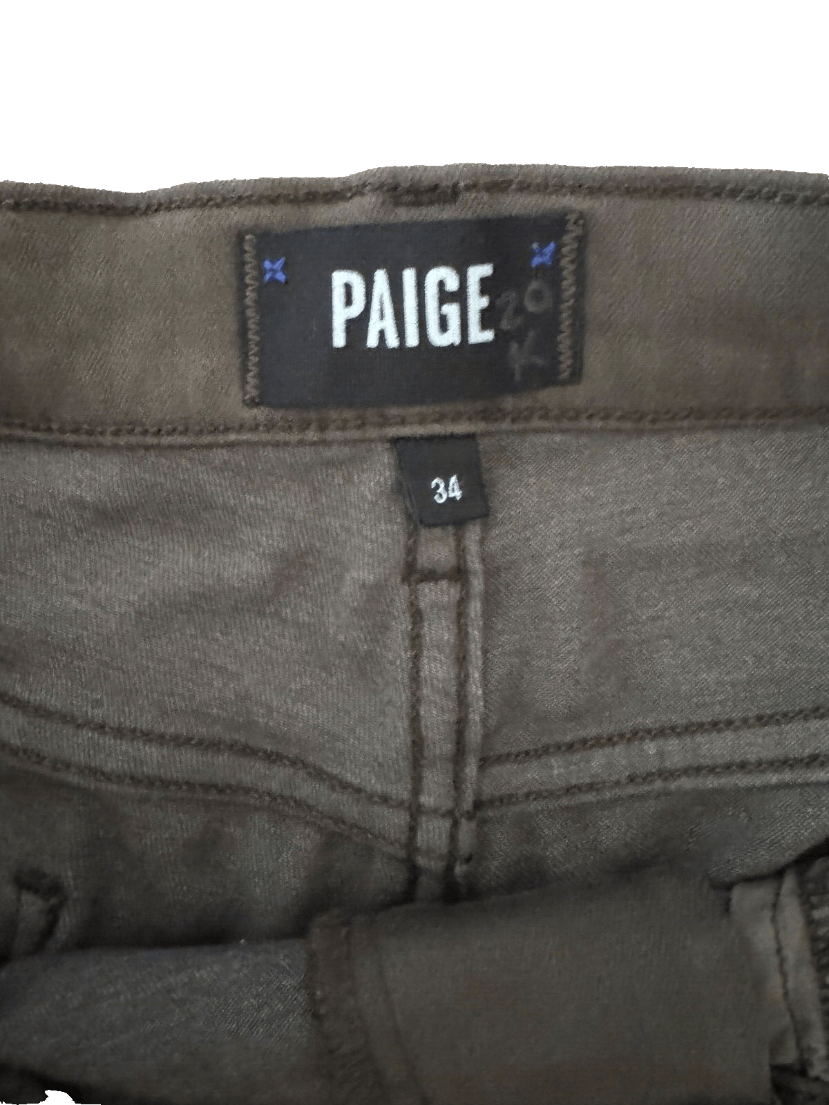 Paige Paige Jeans Mens 34x30 FEDERAL Slim Straight Gray Denim Size US 34 / EU 50 - 4 Thumbnail