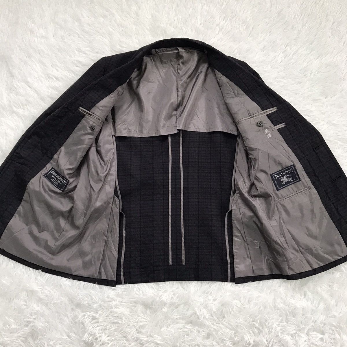 Burberry Burberrys wool & silk blazer jacket made in Japan Size US S / EU 44-46 / 1 - 14 Thumbnail