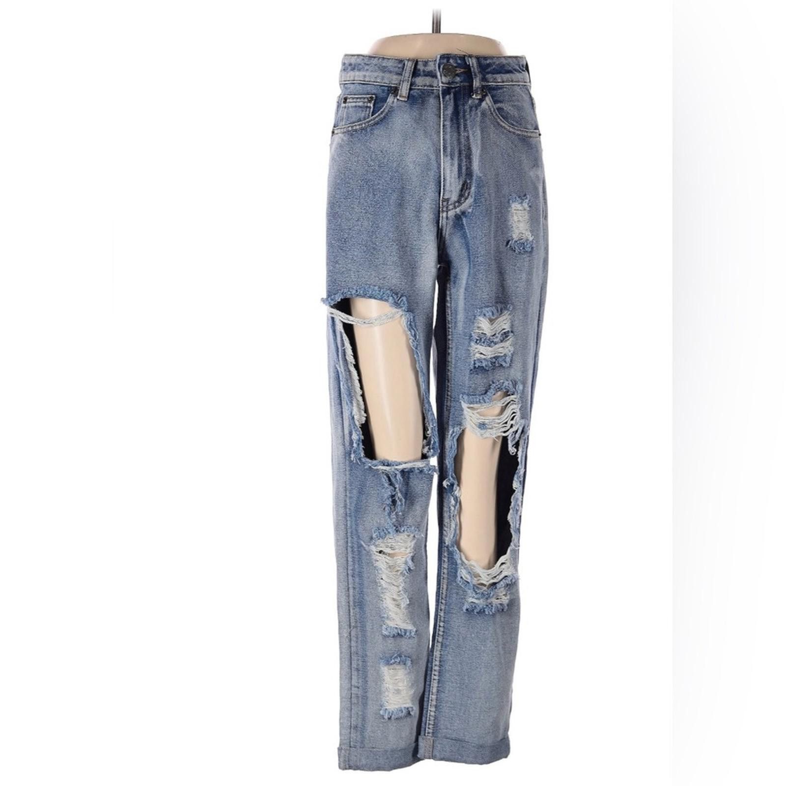 Designer The Rockn Rev. Women’s Boyfriend HighRise Jeans. Size 6. Size 28" / US 6 / IT 42 - 1 Thumbnail
