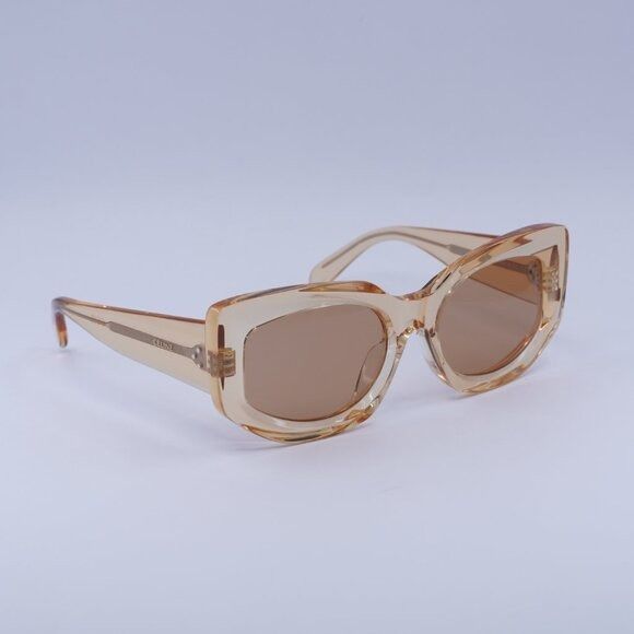 Celine 🕶️ New Celine CL40277F 42J Sunglasses - Transparent Orange Size ONE SIZE - 9 Thumbnail