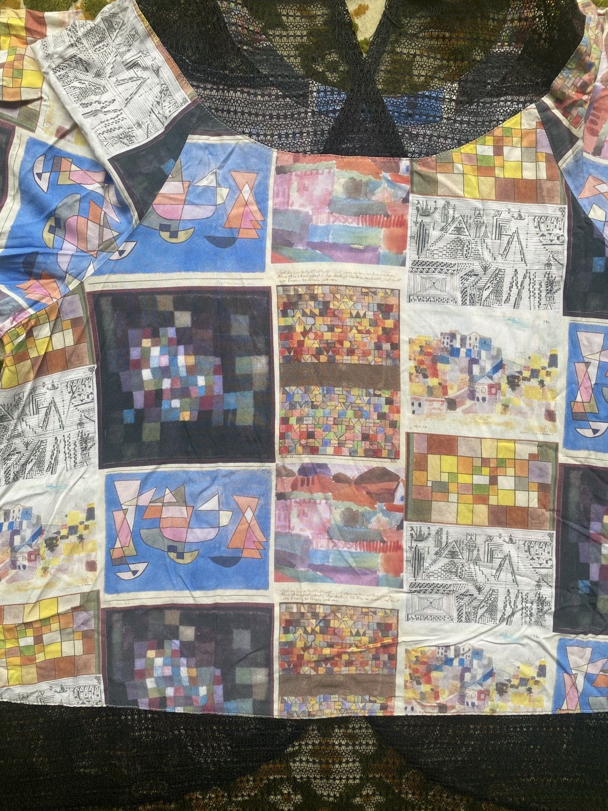 Frapbois 2000s Frapbois X Paul Klee Multicolour Surrealism Art Style Size ONE SIZE - 9 Thumbnail