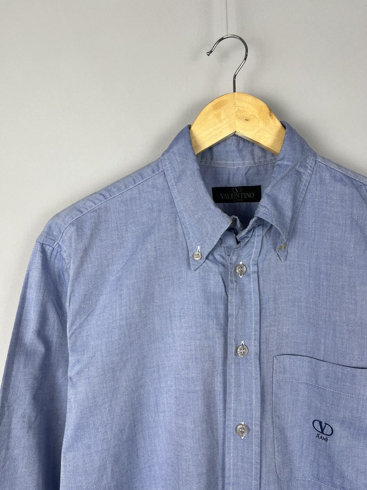 Valentino × Vintage Valentino Vintage Retro Y2K 90s Shirt Made in Italy Size US M / EU 48-50 / 2 - 2 Thumbnail