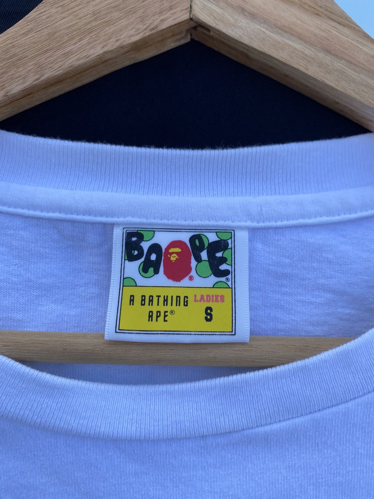 Bape Rare BAPE STA Spellout Tshirt Size S / US 4 / IT 40 - 9 Thumbnail
