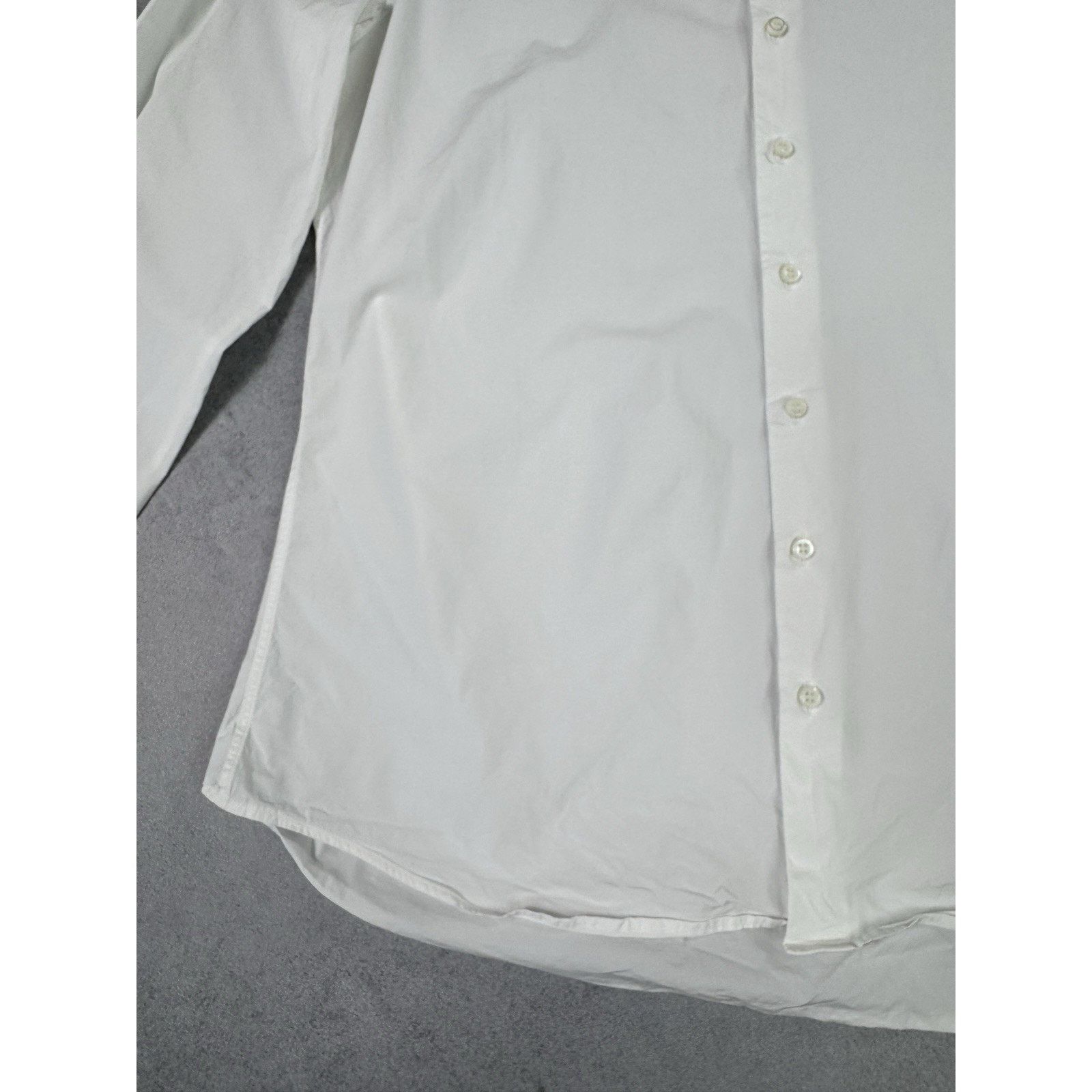 DSQUARED2 Men’s Shirt White Classic Button-Up Cotton Sz 54