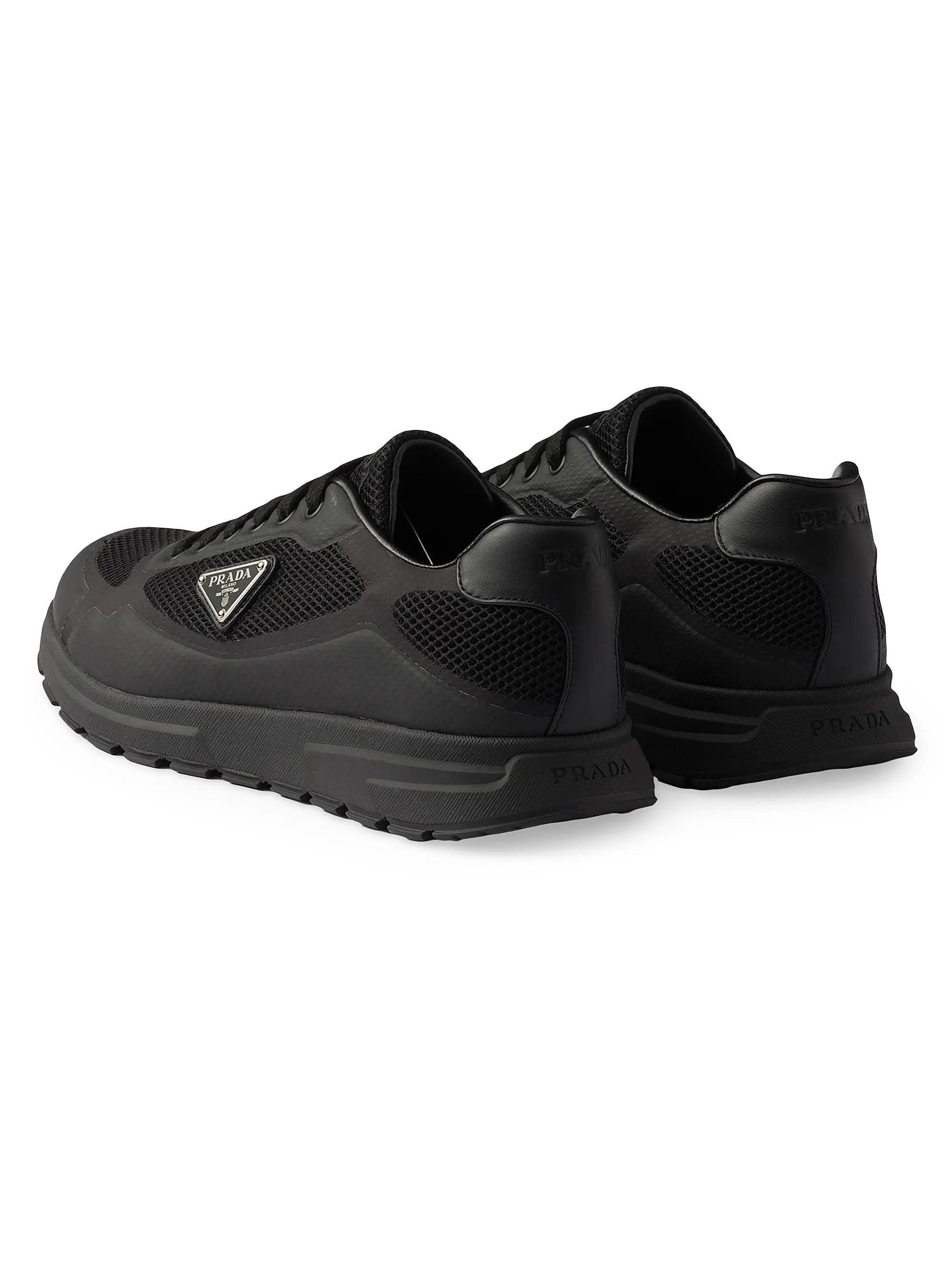 Prada os11x0126 Prax 2.0 Fabric Sneakers in Black Size US 14 / EU 47 - 3 Thumbnail