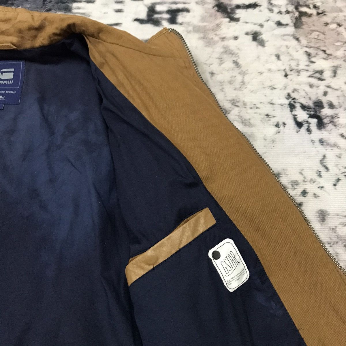G-Star G-Star Raw Brown Leather Jacket Size US M / EU 48-50 / 2 - 9 Thumbnail