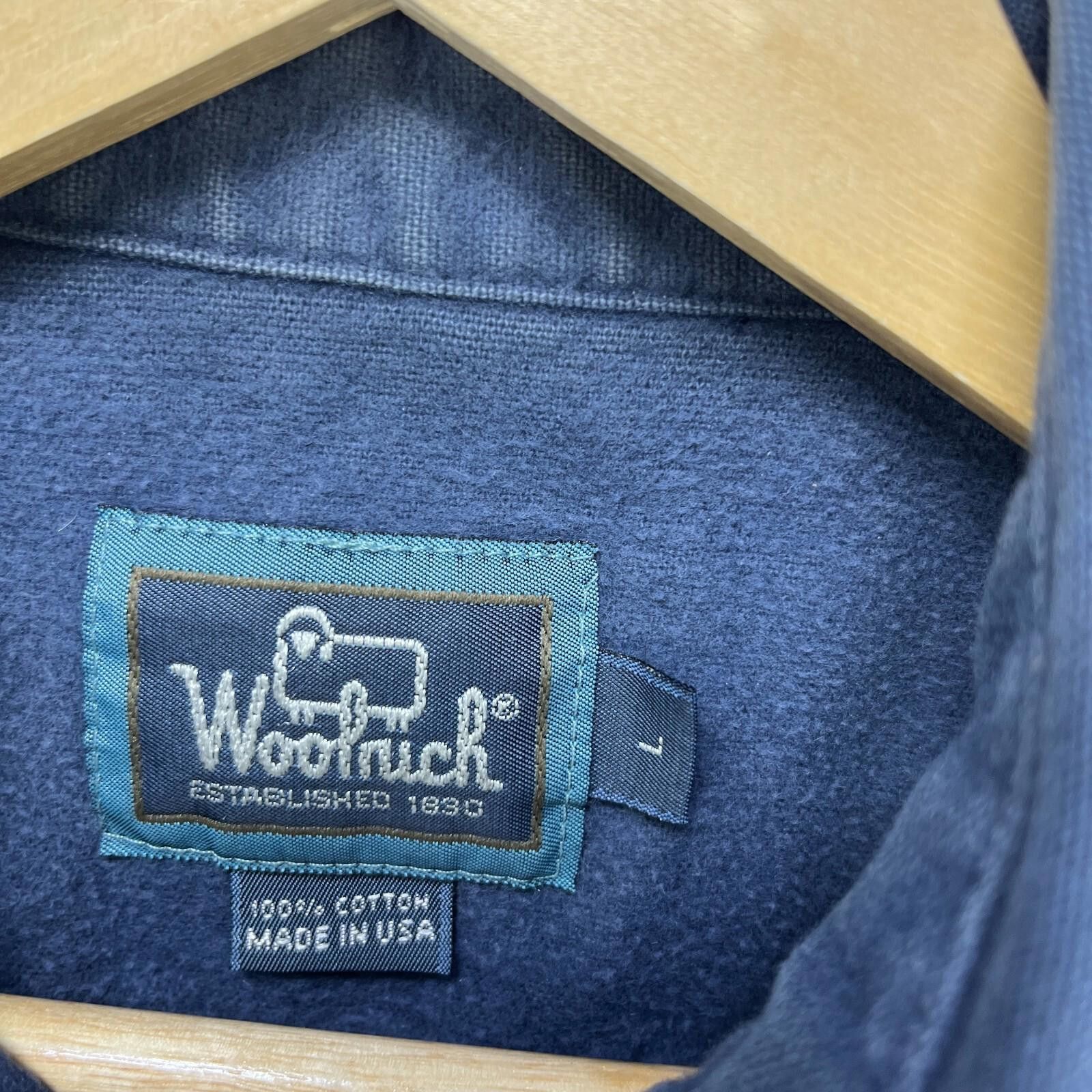 Woolrich Woolen Mills Vintage 90s Woolrich Button-Up Long Sleeve Shirt Large Size US M / EU 48-50 / 2 - 4 Thumbnail