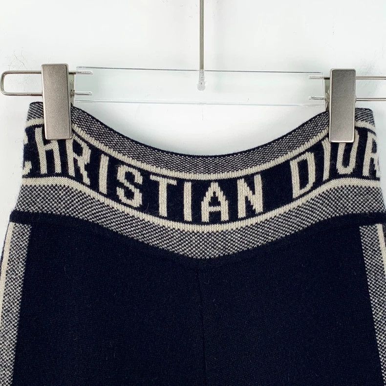 Dior Christian Dior Blue Striped Knit Casual Pants-2506 Size 33" - 5 Thumbnail