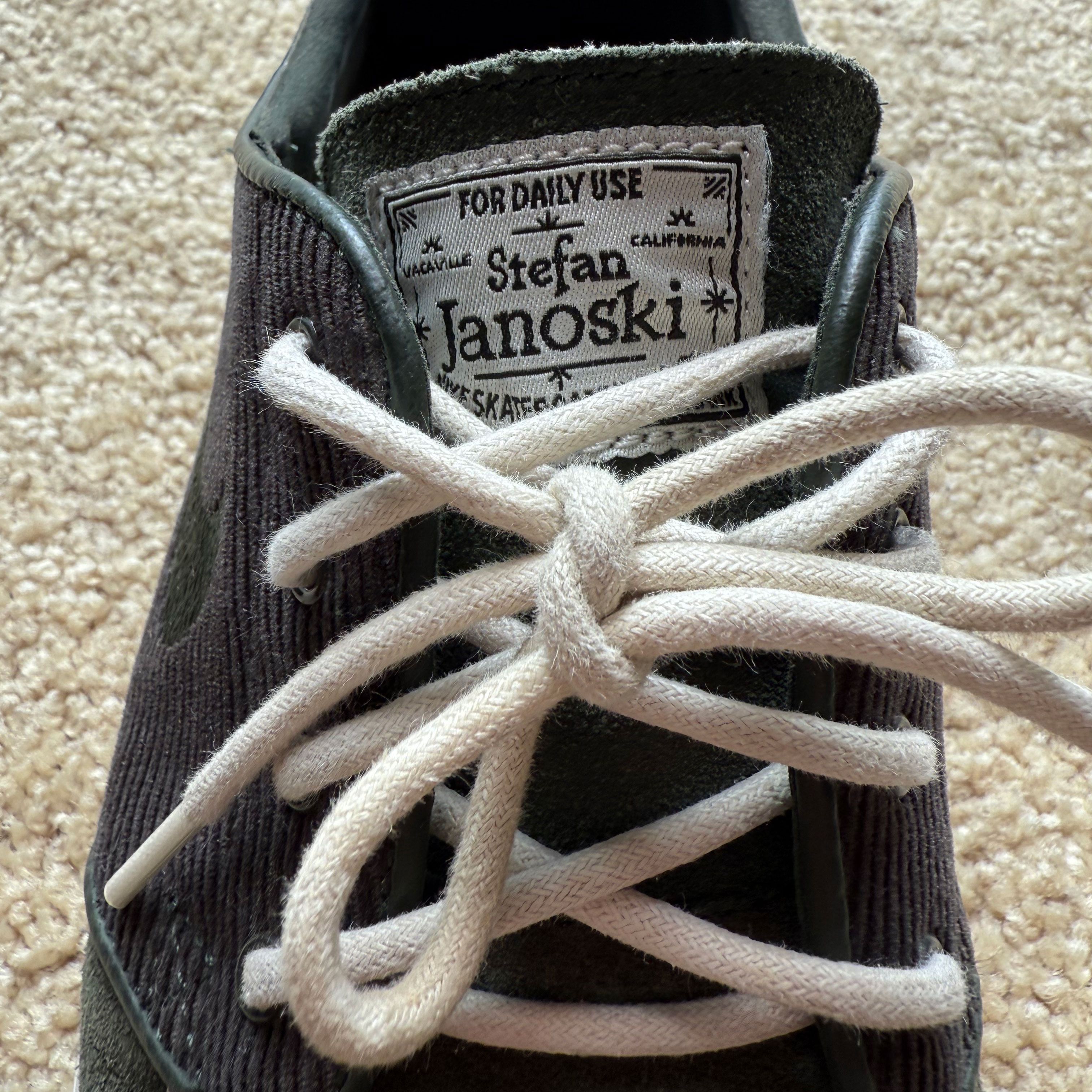 Nike SB Nike Men SB Stefan Janoski Green Corduroy Shoes Size US 8.5 / EU 41-42 - 3 Thumbnail