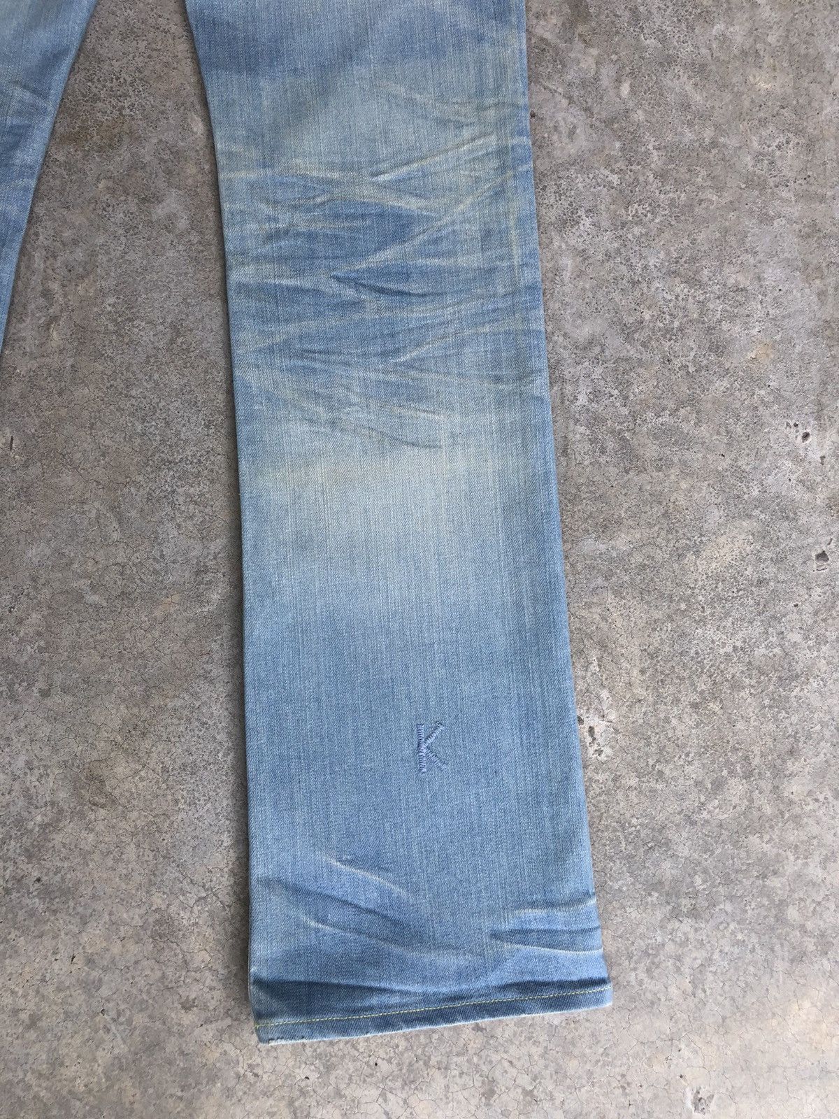 Japanese Brand Japanese Kunna Flared Jeans Distressed Jeans Size US 31 - 12 Thumbnail