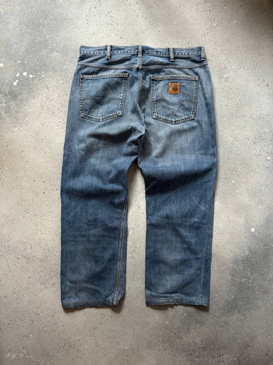 Carhartt 90s Carhartt Vintage Denim Washed Jeans (Western Pant) Size US 33 - 2 Thumbnail
