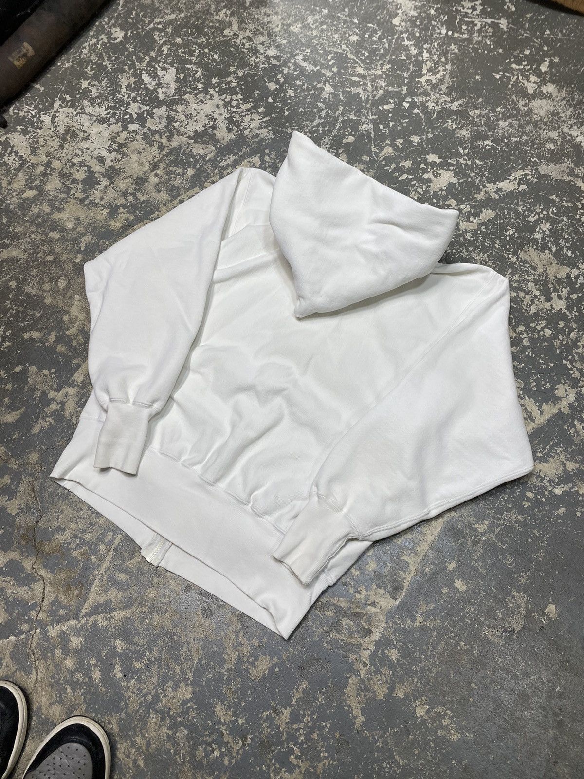 Champion × Vintage Vintage Champion Reverse Weave White Zip Up Hoodie 90s USA Size US L / EU 52-54 / 3 - 12 Thumbnail