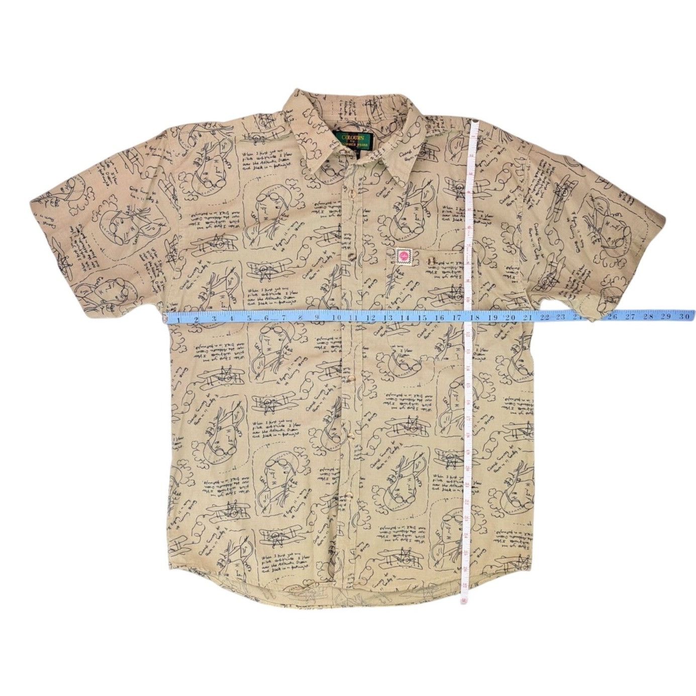 Alexander Julian Vintage Colours Alexander Julian Shirt Men Medium Tan Plane Size US M / EU 48-50 / 2 - 6 Thumbnail