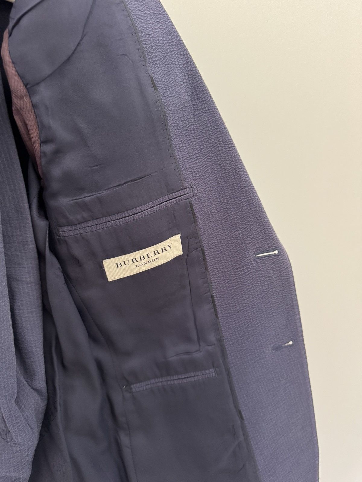 Burberry Burberry London blue seersucker suit Size 38R - 3 Thumbnail