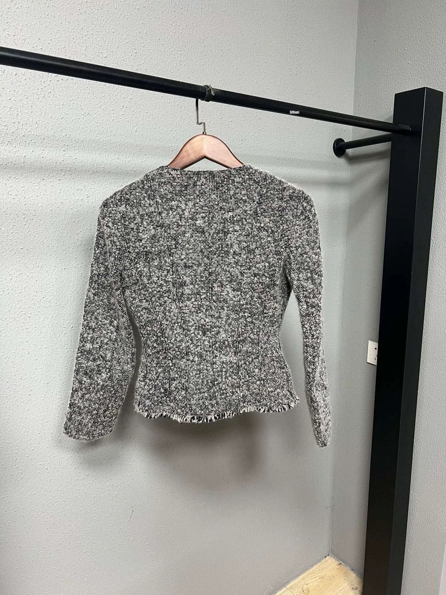 Dior Dior Snow Gray Double-Breasted T Jacket Size US 8 / EU 41 - 2 Thumbnail