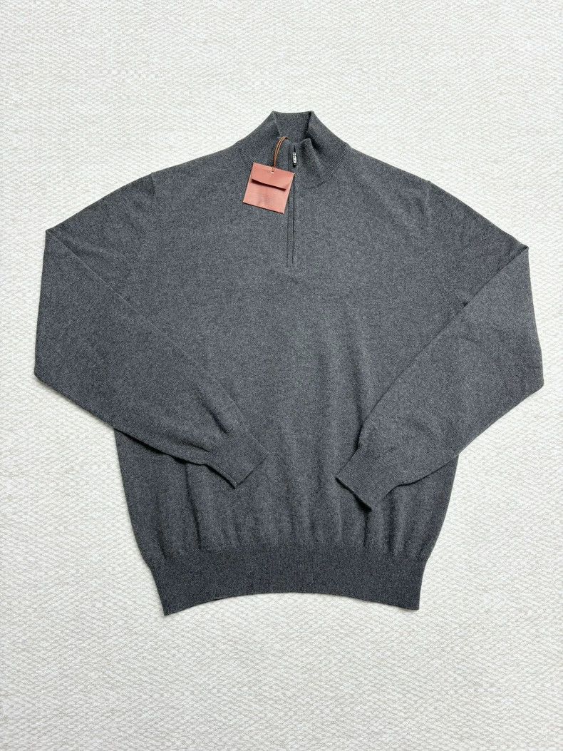 Loro Piana LORO PIANA Goat cashmere high collar sweater Size US M / EU 48-50 / 2 - 1 Thumbnail