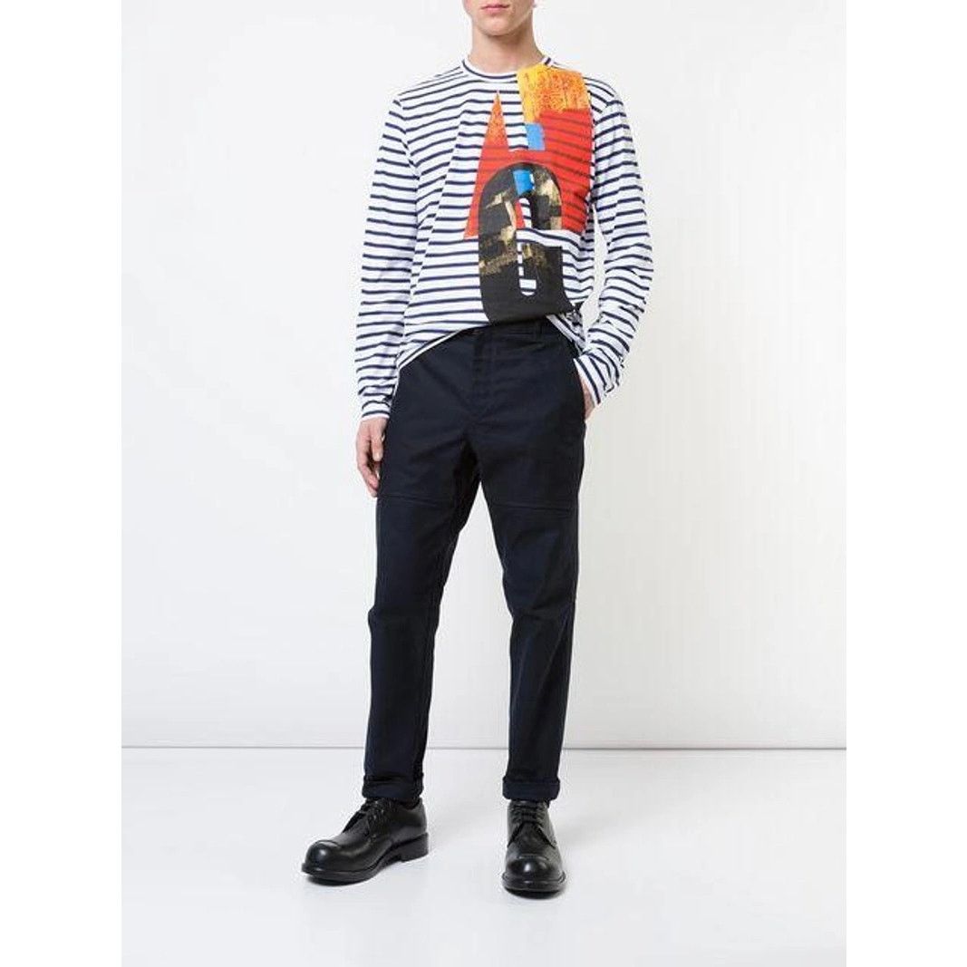 Junya Watanabe Junya Watanabe CDG MAN Graphic Stripe Long Sleeve AD2017 Size US M / EU 48-50 / 2 - 2 Thumbnail