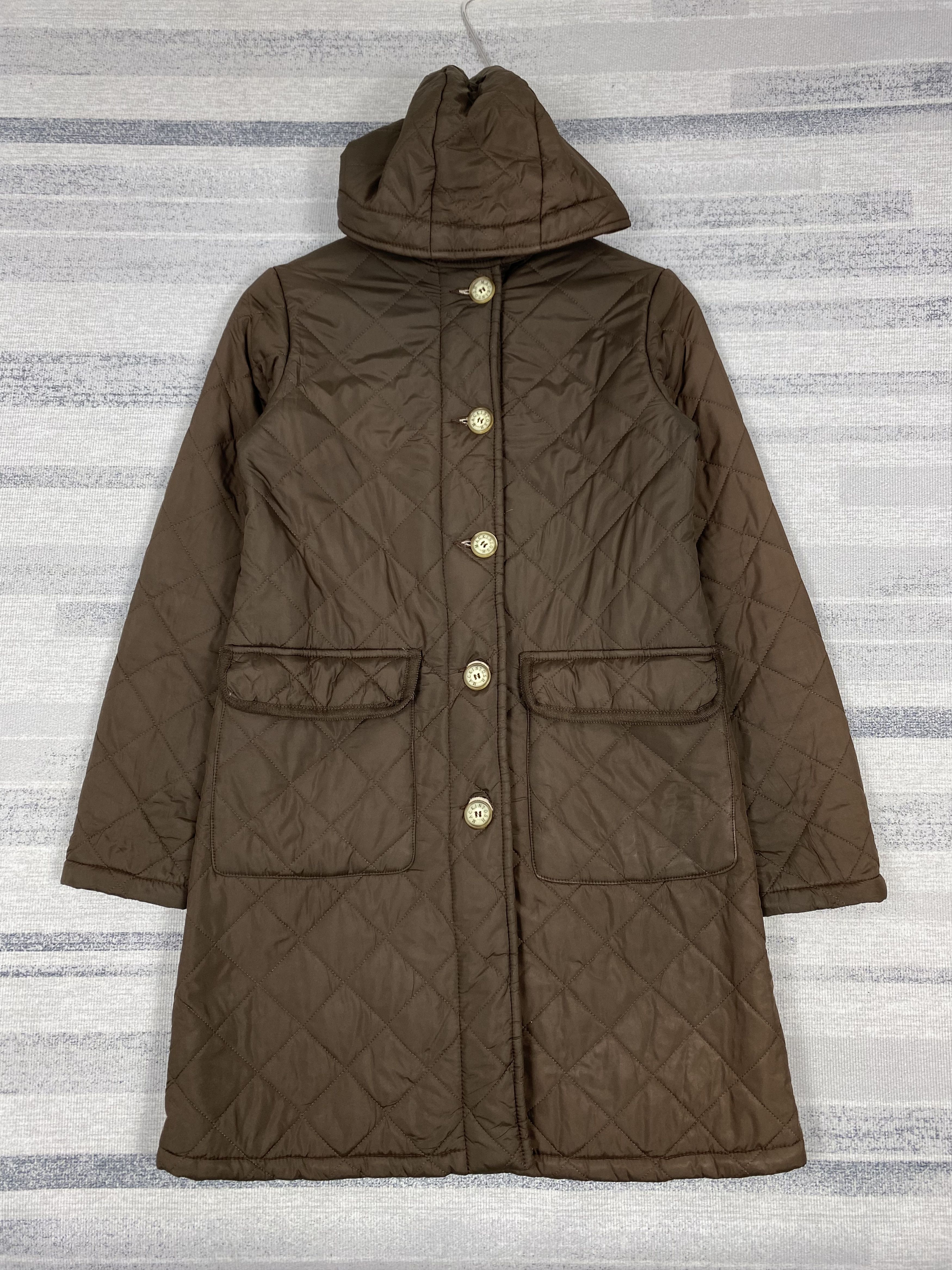 Mackintosh Vintage Mackintosh Quilted Fleece Lining Long Jacket Size US S / EU 44-46 / 1 - 1 Thumbnail