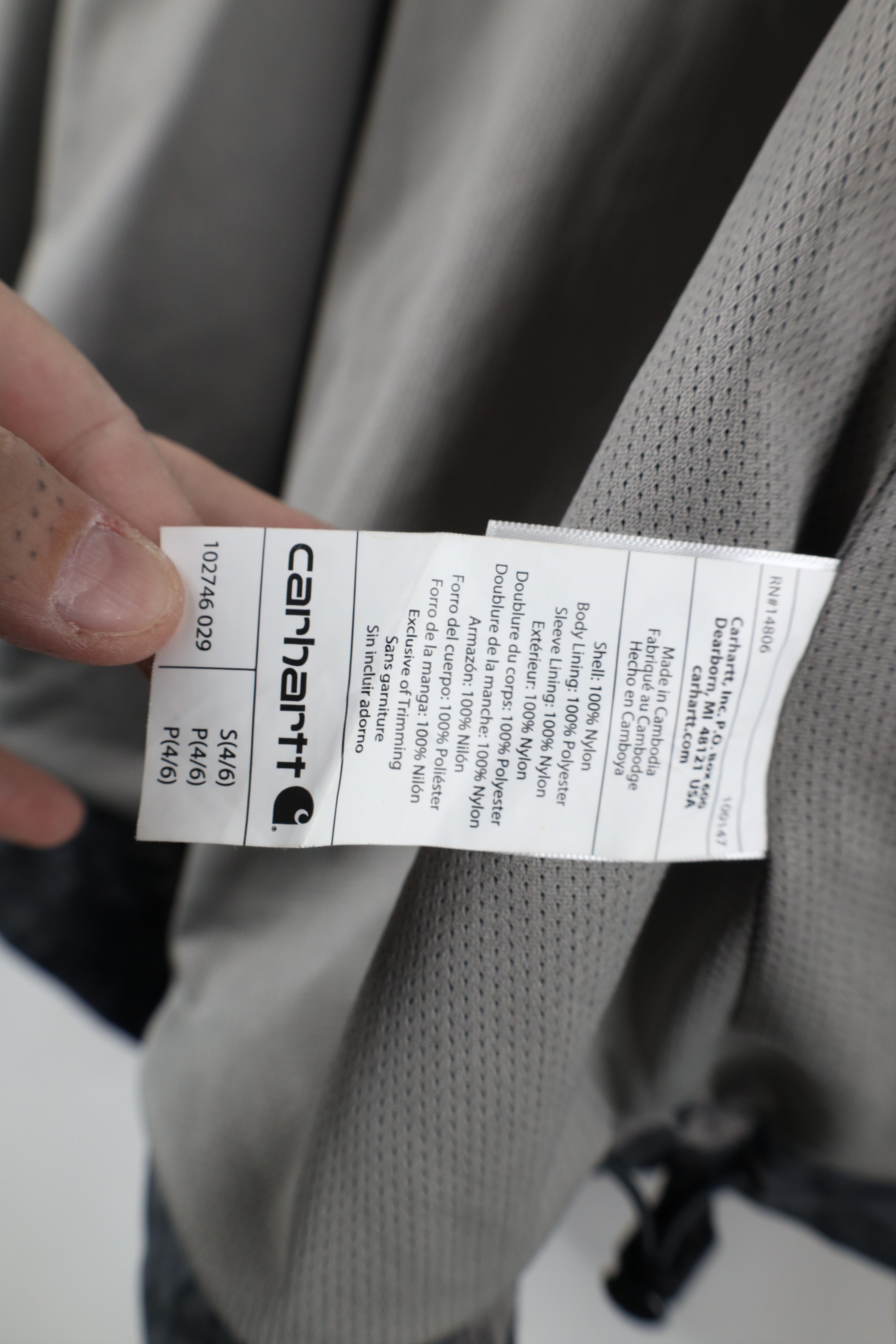 Carhartt × Vintage Vintage Carhartt Camouflage Storm Defender Full Zip Jacket Size S / US 4 / IT 40 - 10 Thumbnail