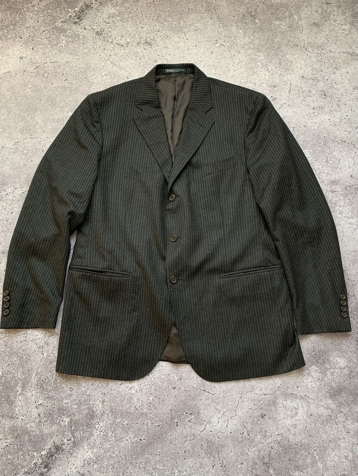 Polo Ralph Lauren 🔥VINTAGE POLO BY RALP LAUREN BLAZER Size 54R - 3 Thumbnail