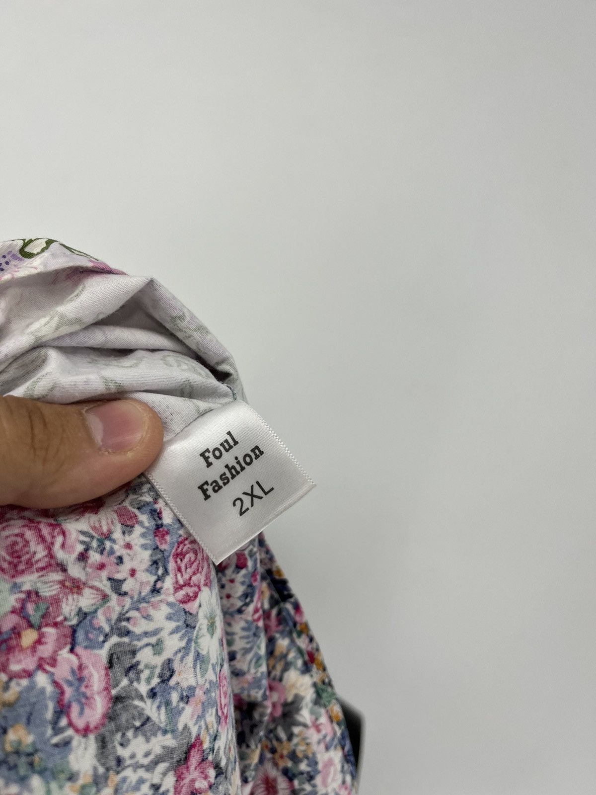 Japanese Brand Vintage Y2K Japanese Brand Foul Fashion Patchwork Shirt Size US XXL / EU 58 / 5 - 11 Thumbnail