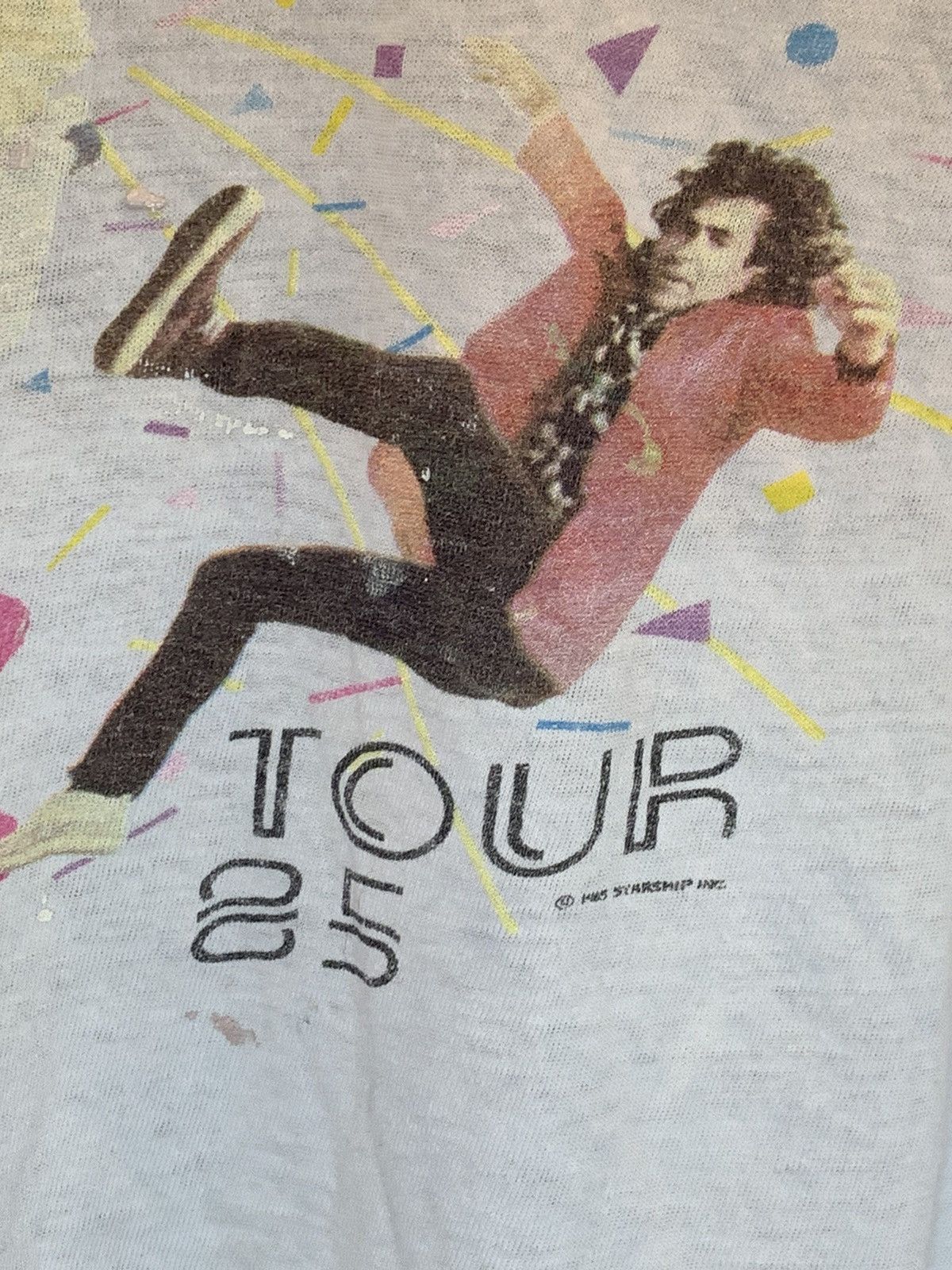 Band Tees *RARE* Vintage 1985 Jefferson Starship Tour Band T-Shirt Size US M / EU 48-50 / 2 - 7 Thumbnail