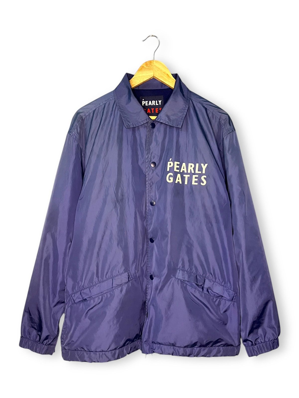 Other Pearly Gates Logo Coach Jacket WindBreaker Authentic Vintage Size US M / EU 48-50 / 2 - 1 Thumbnail