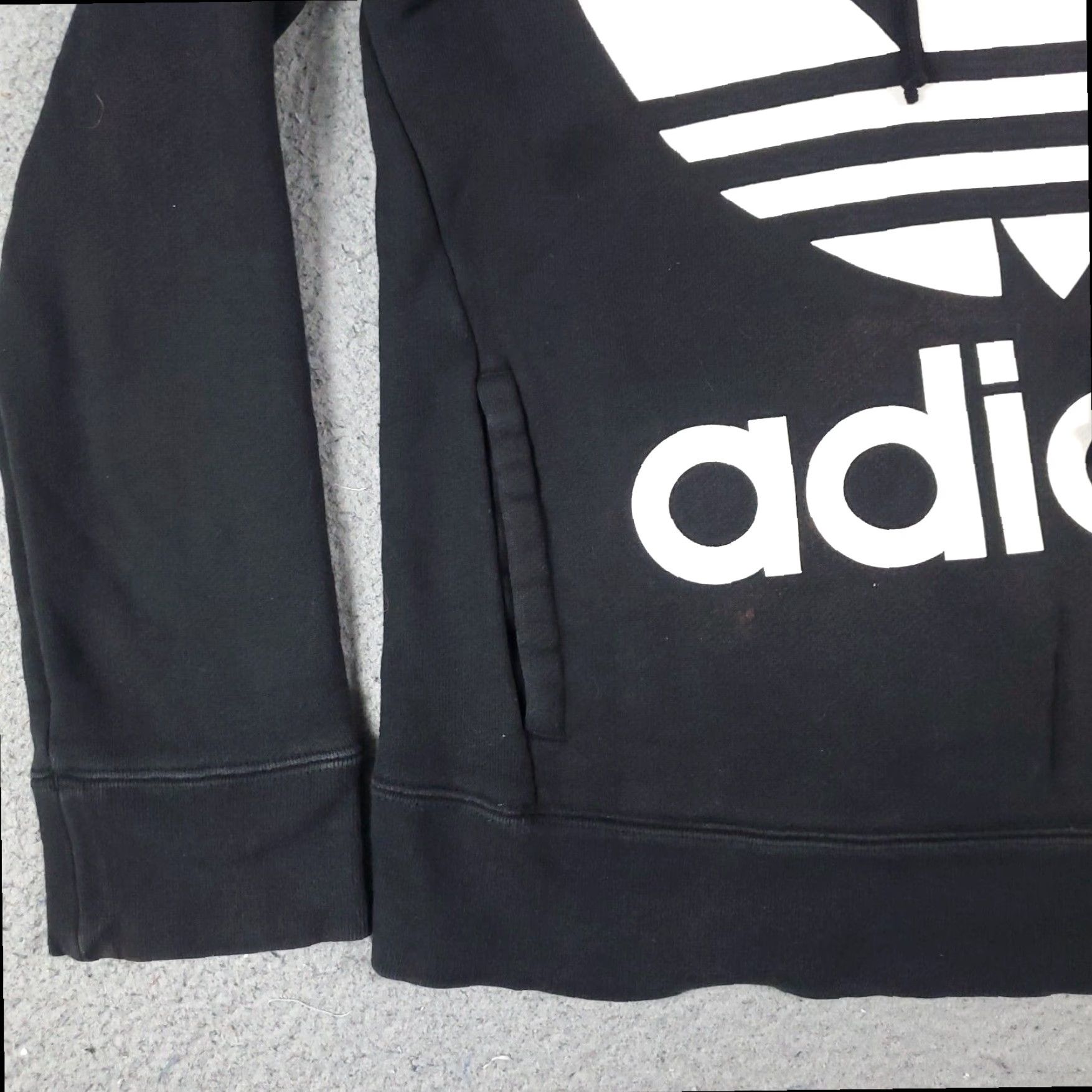Adidas Adidas Womens Sweater XS Extra Small Black Pullover Hoodie Size XS / US 0-2 / IT 36-38 - 4 Thumbnail