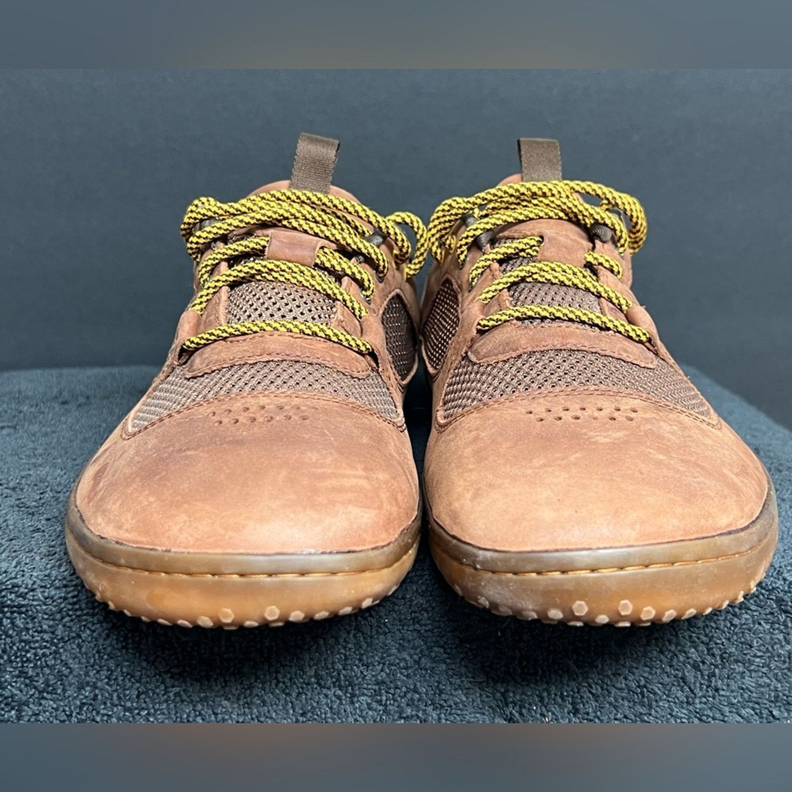 Vivobarefoot Vivo Barefoot Men's Aqua II Brown Leather Shoes 43M US 10 Size US 10 / EU 43 - 5 Thumbnail