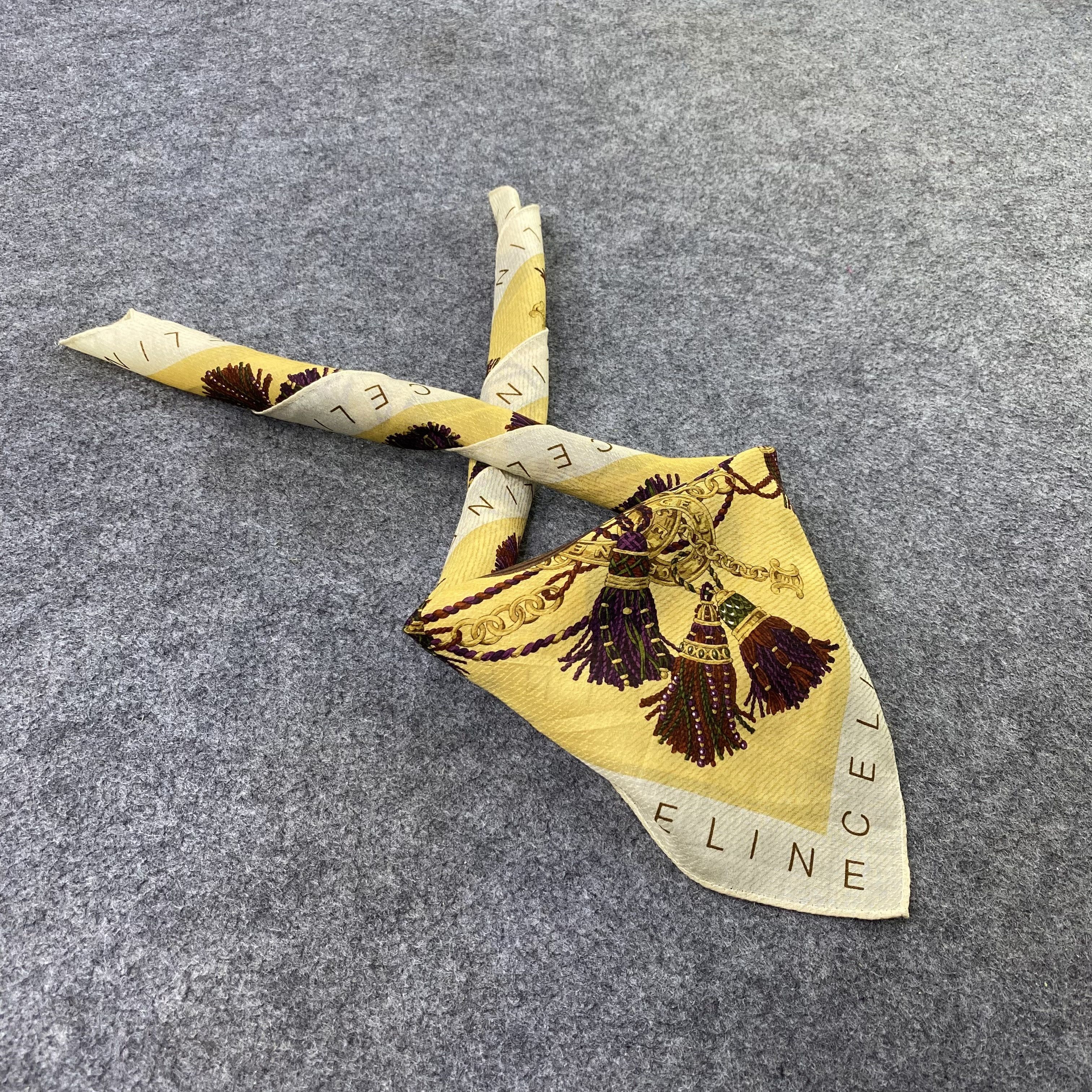 Celine Celine Handkerchief Neckerchief Bandana-B2036 Size ONE SIZE - 1 Thumbnail